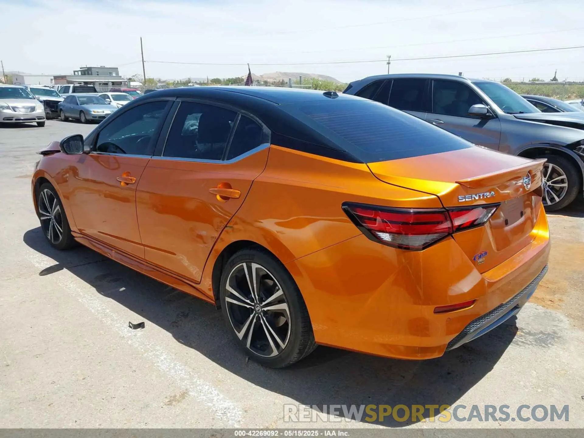 3 fotografías del automóvil dañado 3N1AB8DVXMY266451 NISSAN SENTRA 2021
