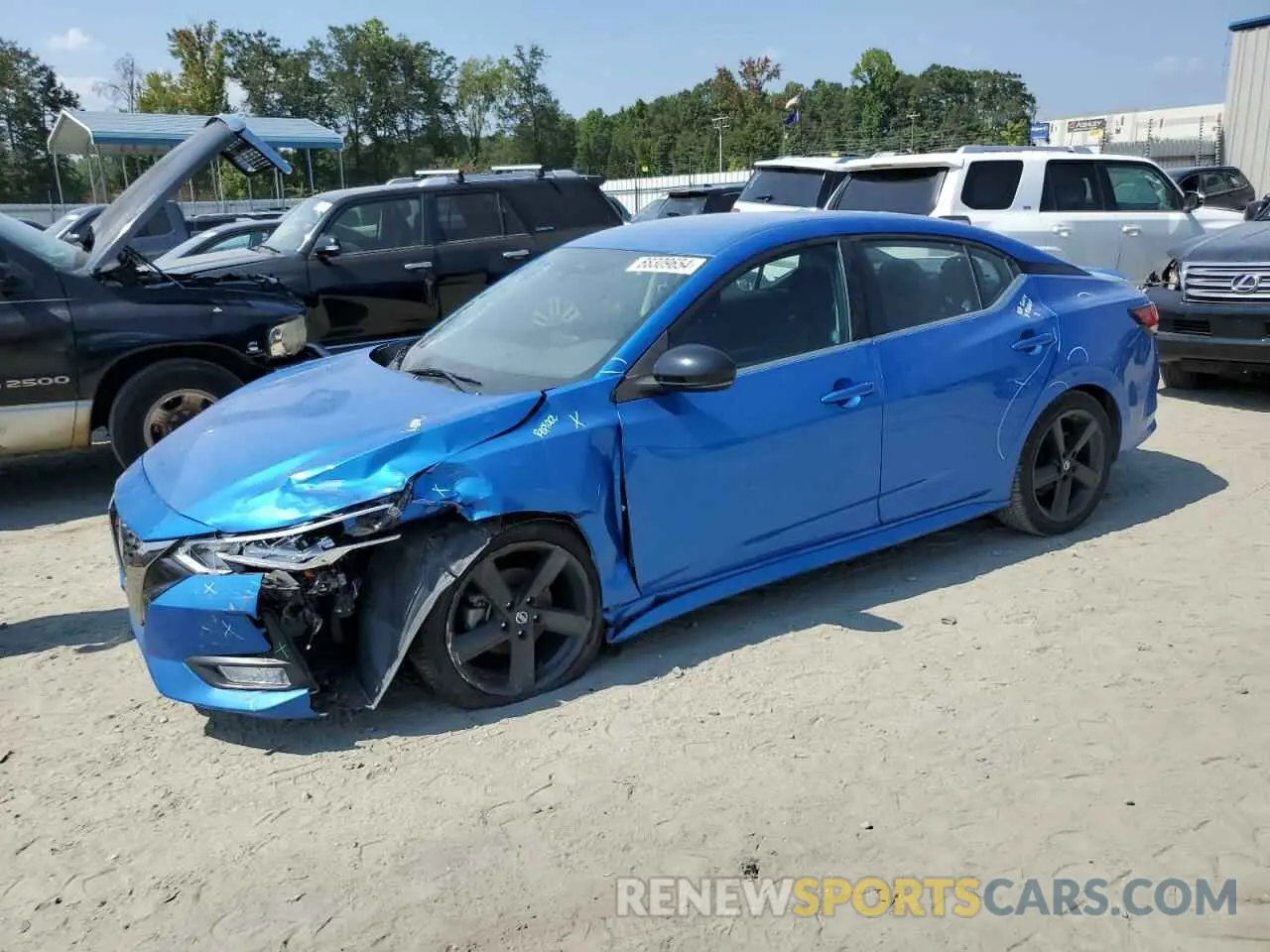 1 fotografías del automóvil dañado 3N1AB8DVXMY282827 NISSAN SENTRA 2021