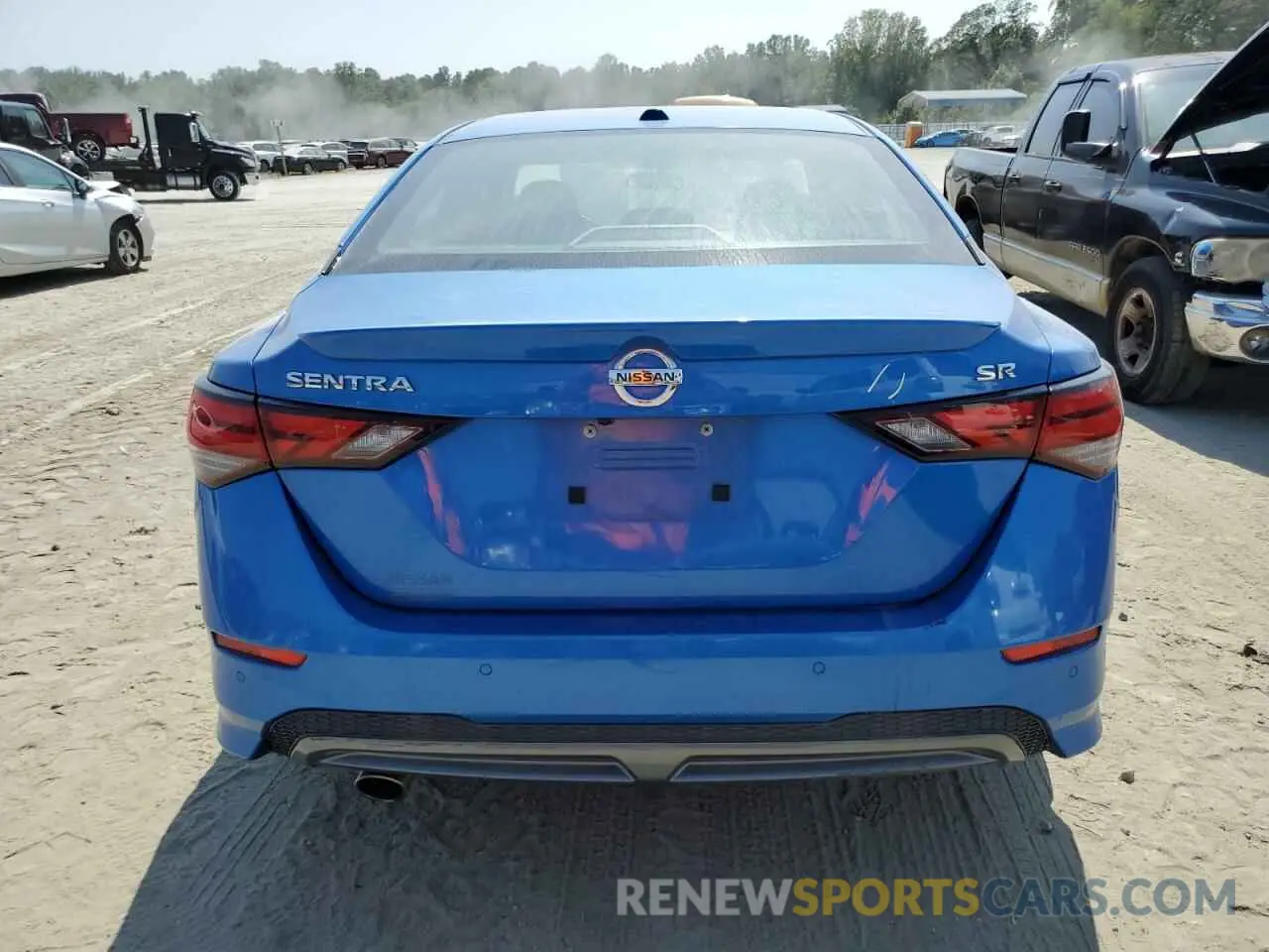 6 fotografías del automóvil dañado 3N1AB8DVXMY282827 NISSAN SENTRA 2021