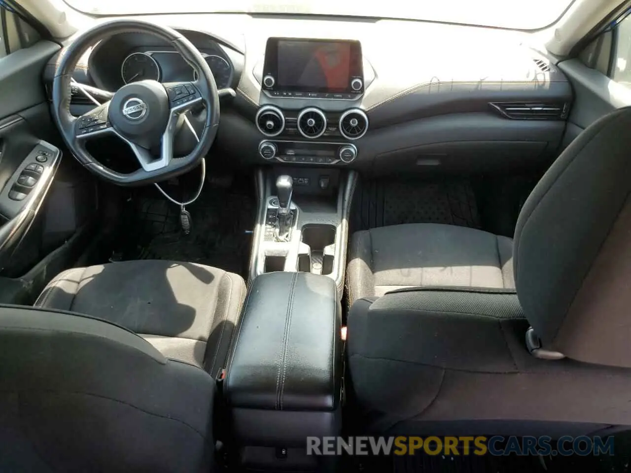 8 fotografías del automóvil dañado 3N1AB8DVXMY282827 NISSAN SENTRA 2021