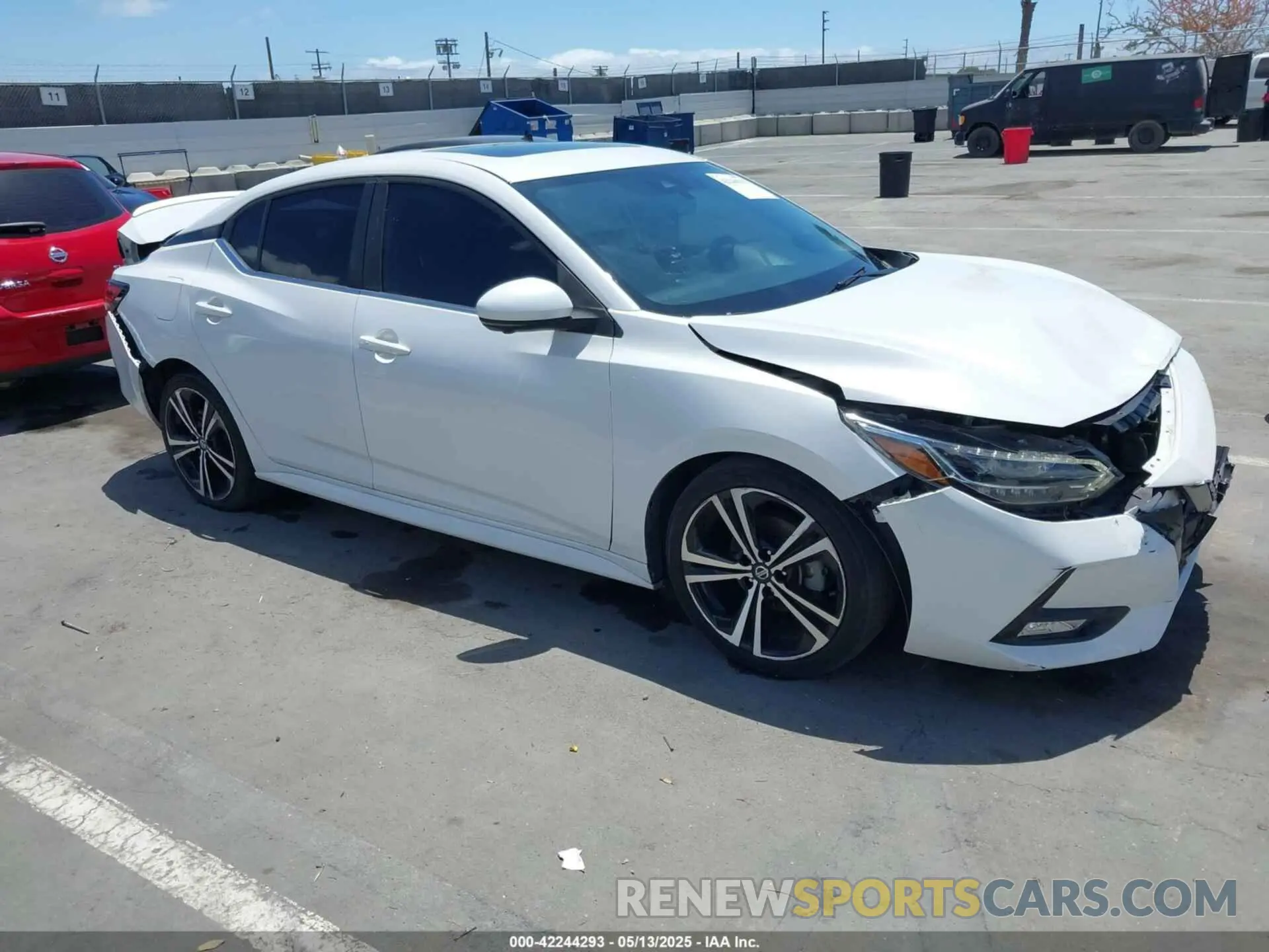 1 fotografías del automóvil dañado 3N1AB8DVXMY291897 NISSAN SENTRA 2021