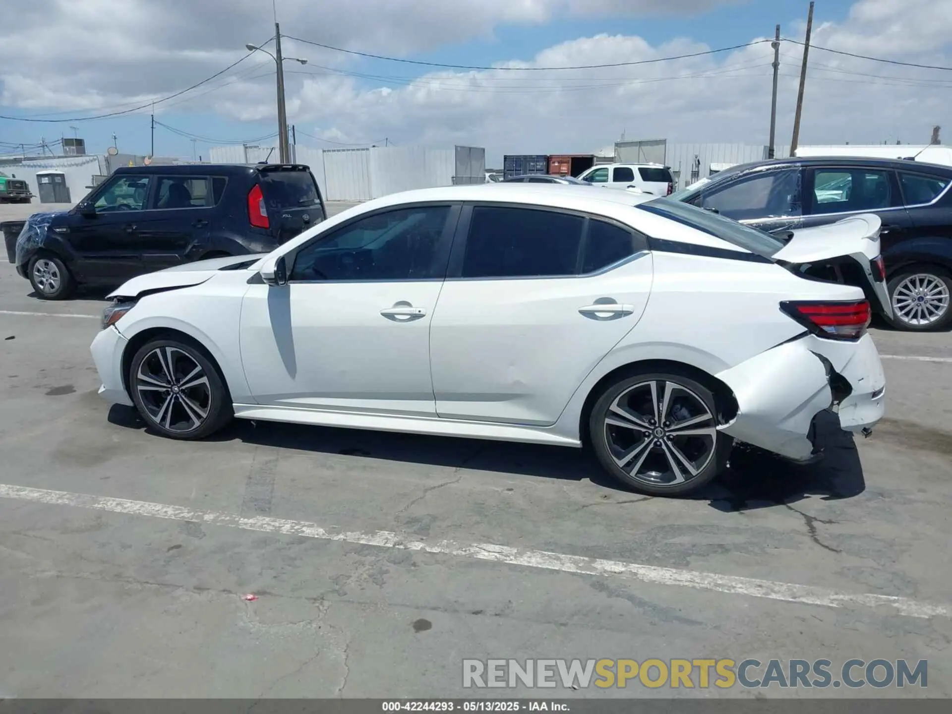 14 fotografías del automóvil dañado 3N1AB8DVXMY291897 NISSAN SENTRA 2021