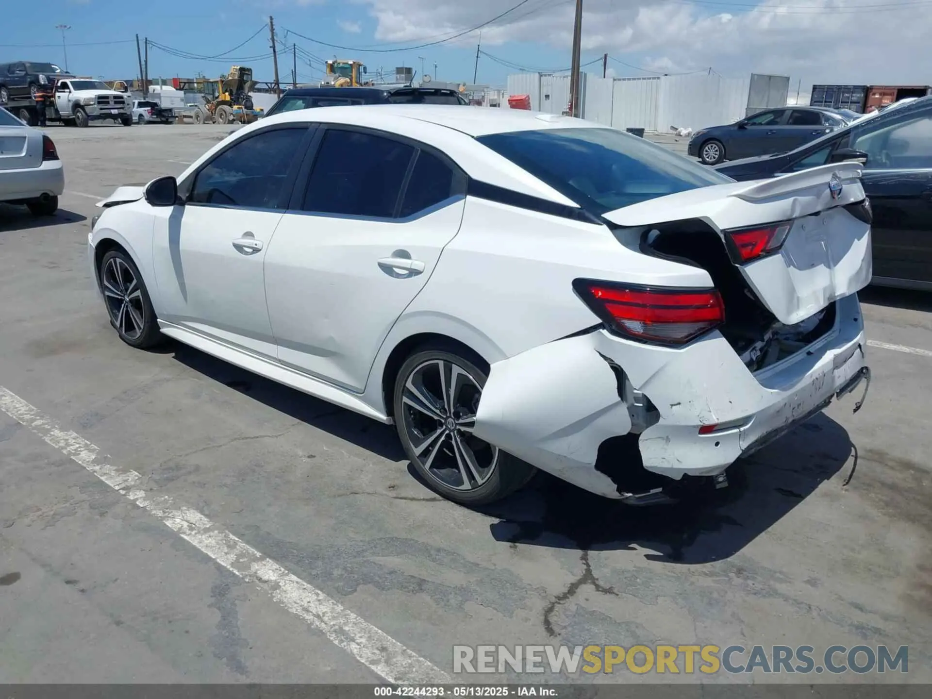 3 fotografías del automóvil dañado 3N1AB8DVXMY291897 NISSAN SENTRA 2021