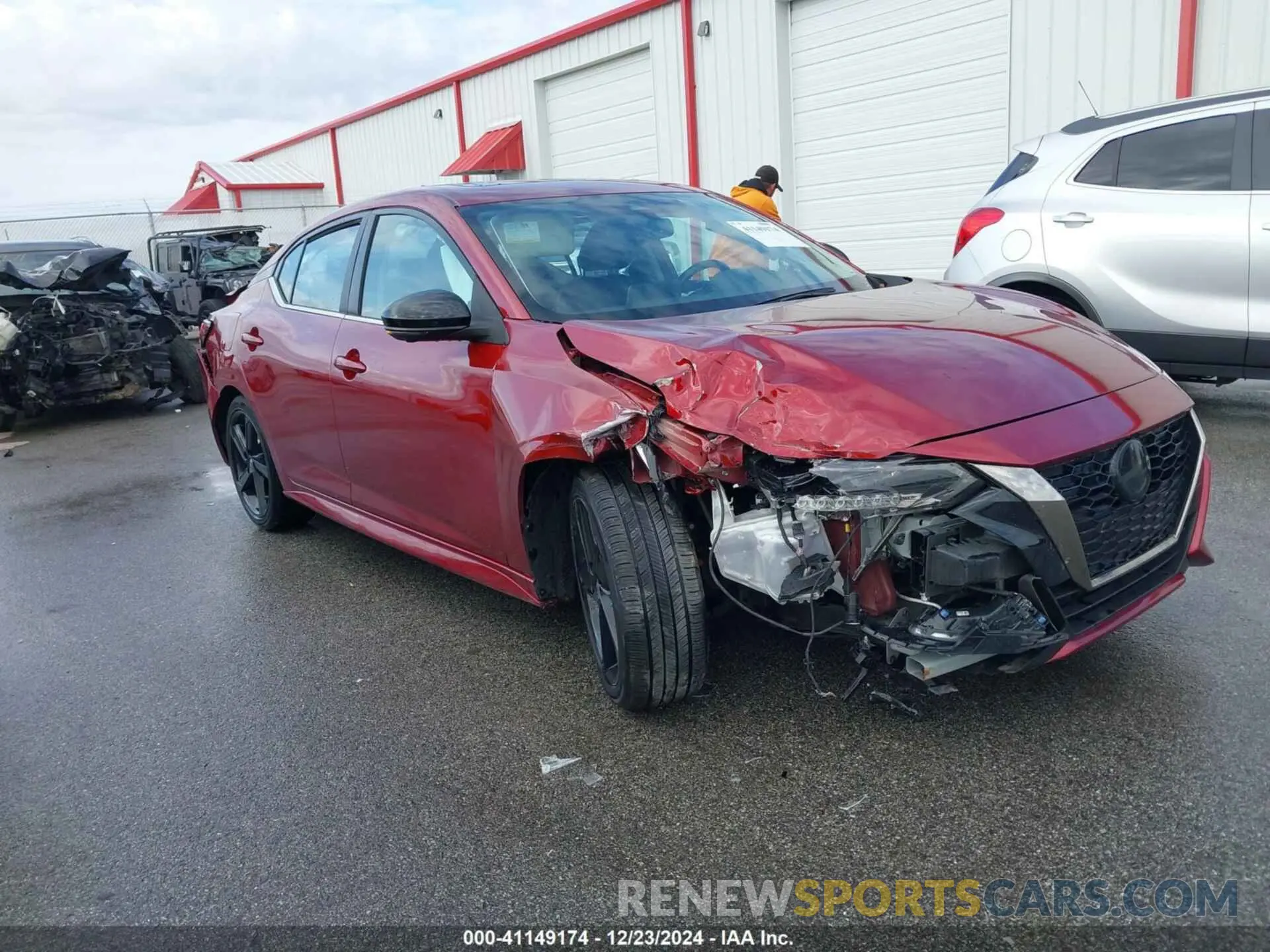 1 fotografías del automóvil dañado 3N1AB8DVXMY326342 NISSAN SENTRA 2021