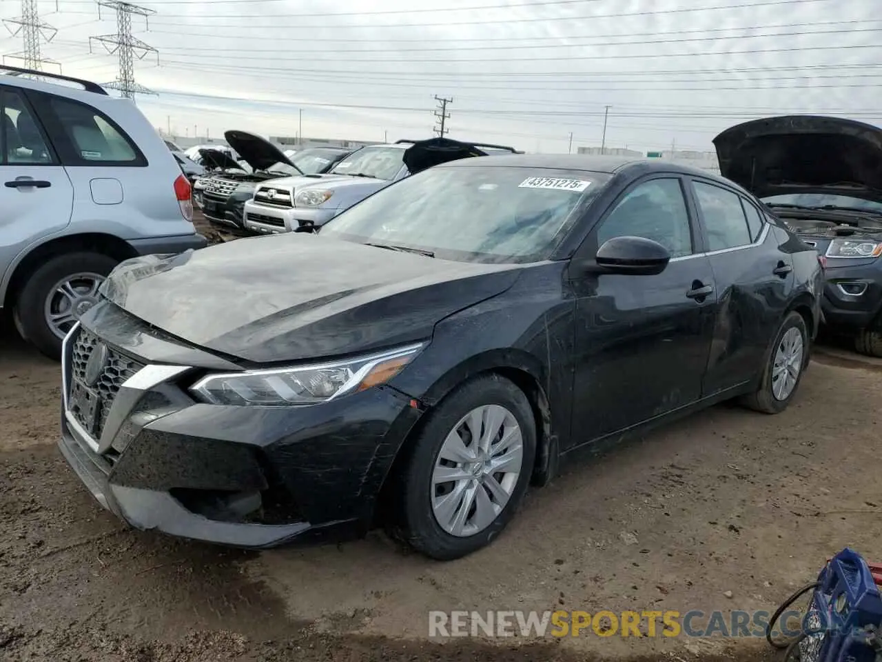 1 fotografías del automóvil dañado 3N1AB8BV0NY210359 NISSAN SENTRA 2022