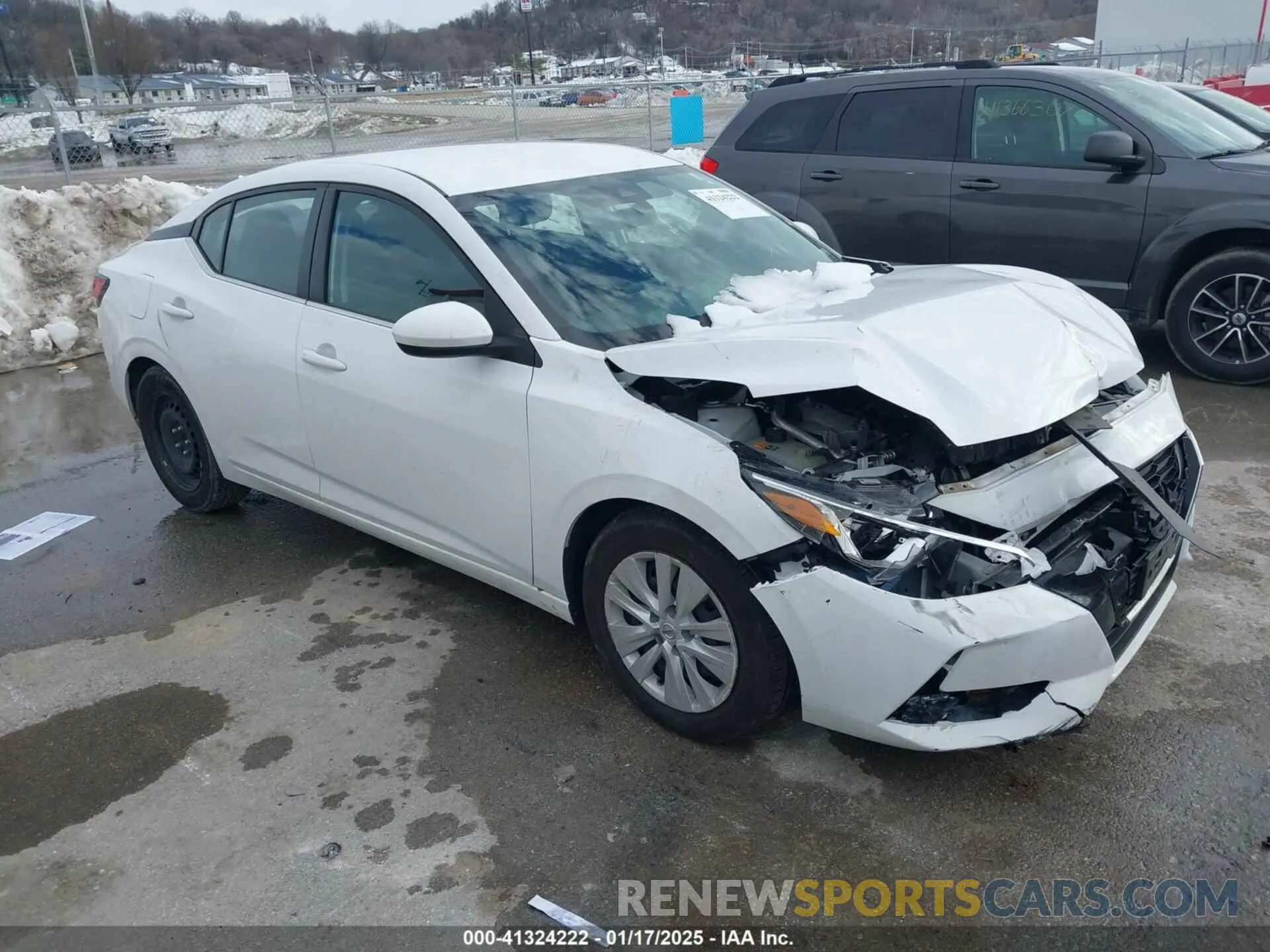 1 fotografías del automóvil dañado 3N1AB8BV0NY252854 NISSAN SENTRA 2022