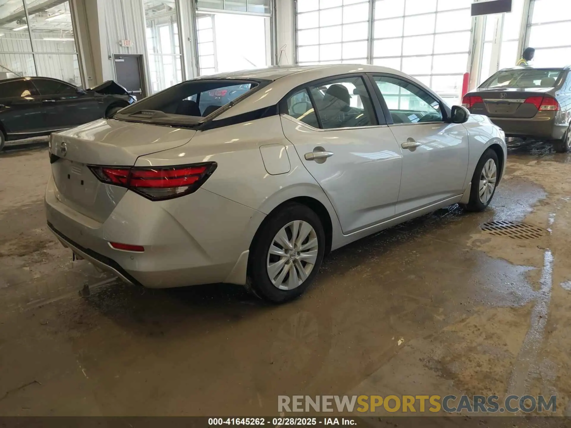 4 fotografías del automóvil dañado 3N1AB8BV0NY259819 NISSAN SENTRA 2022