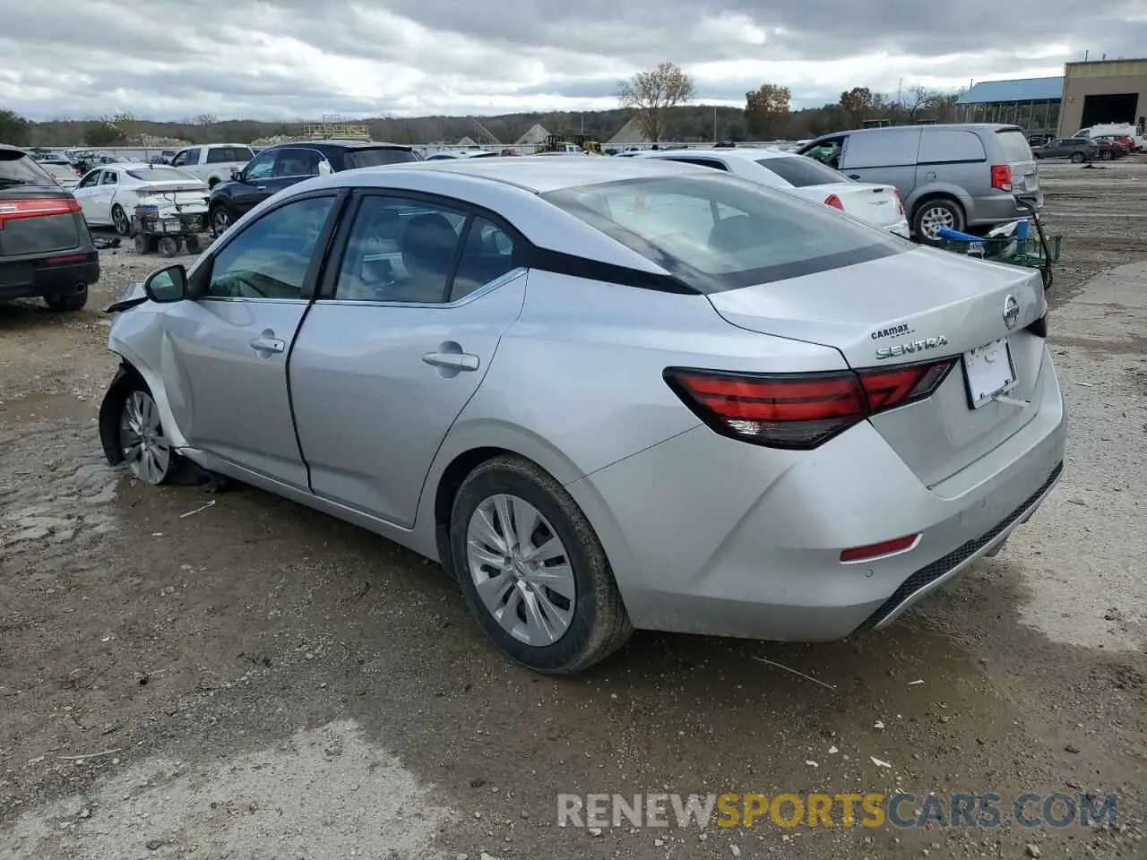 2 fotografías del automóvil dañado 3N1AB8BV0NY279102 NISSAN SENTRA 2022