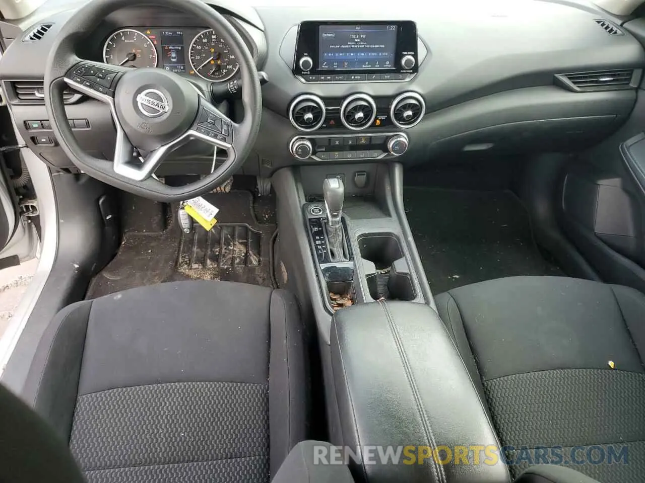 8 fotografías del automóvil dañado 3N1AB8BV0NY279102 NISSAN SENTRA 2022