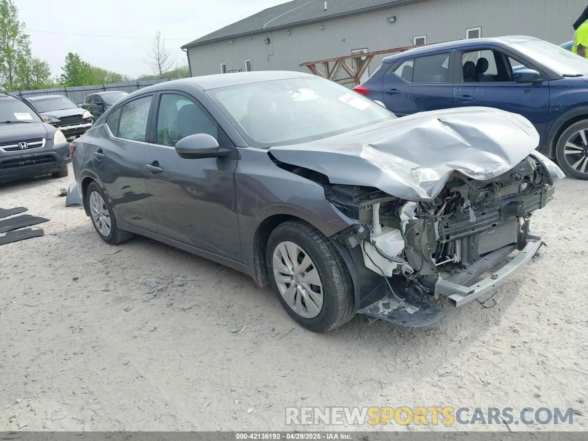 1 fotografías del automóvil dañado 3N1AB8BV0NY281819 NISSAN SENTRA 2022