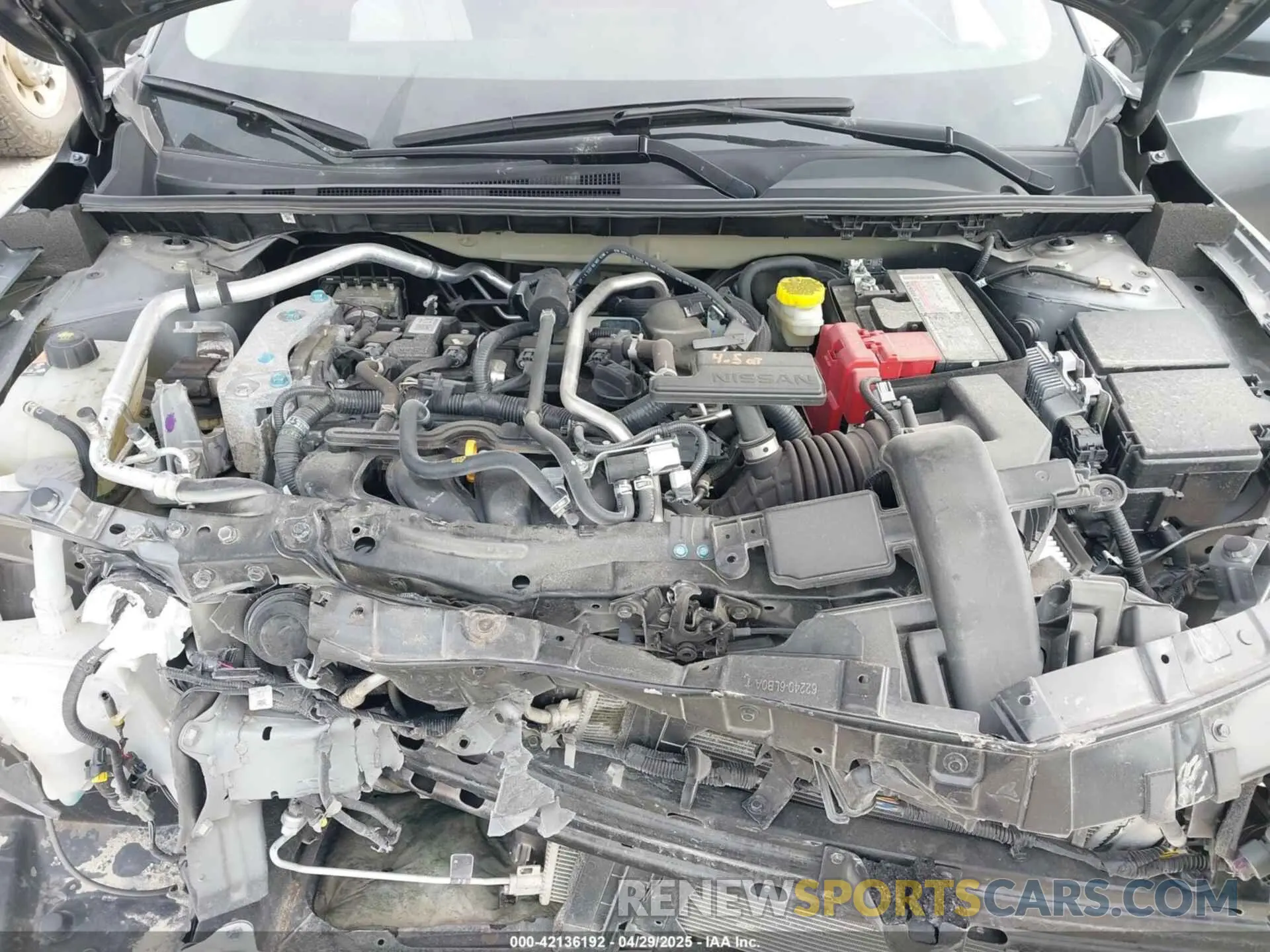 10 fotografías del automóvil dañado 3N1AB8BV0NY281819 NISSAN SENTRA 2022