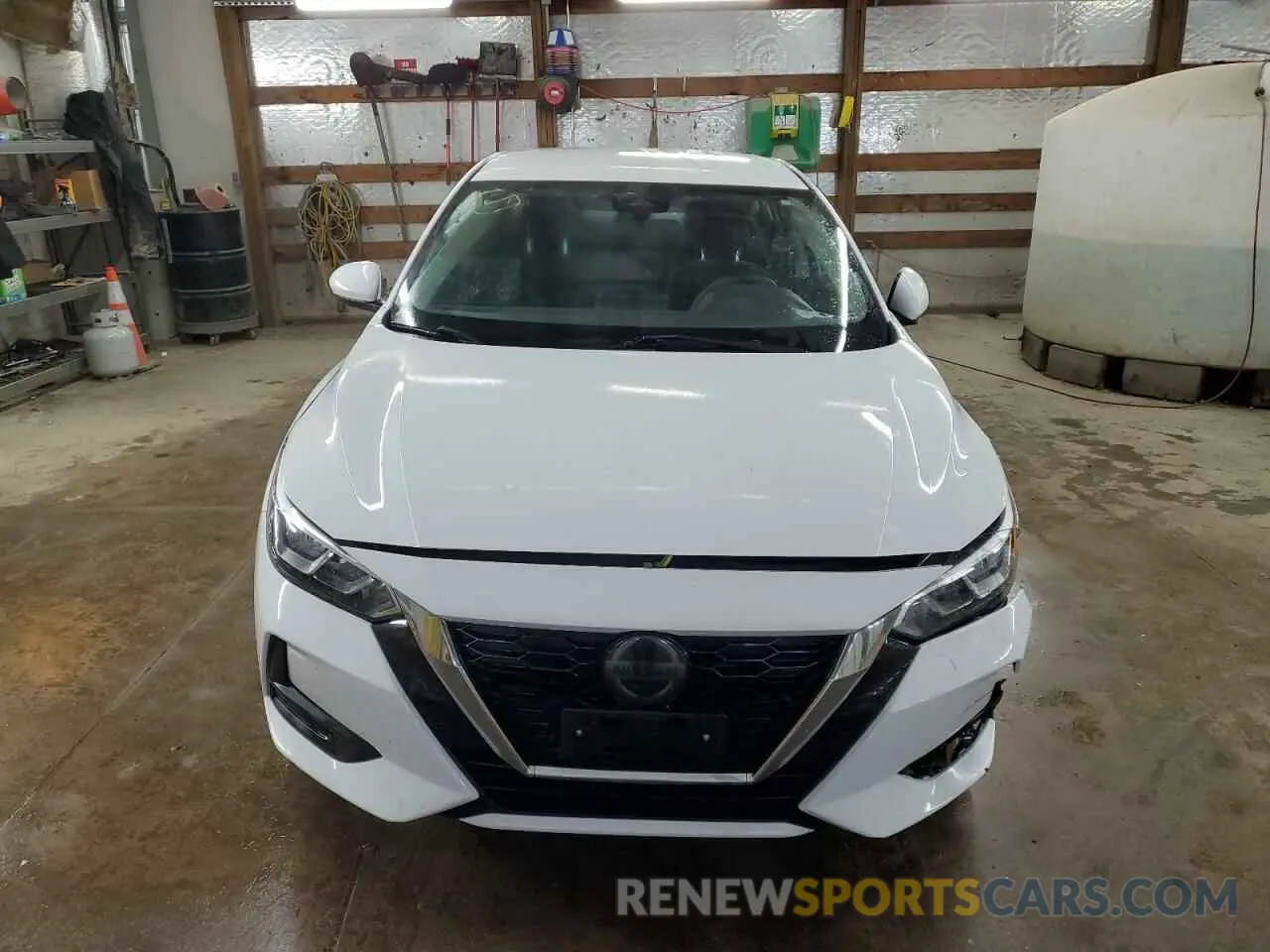 5 fotografías del automóvil dañado 3N1AB8BV0NY297180 NISSAN SENTRA 2022