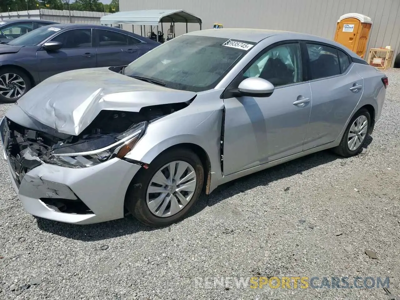 1 fotografías del automóvil dañado 3N1AB8BV1NY213450 NISSAN SENTRA 2022