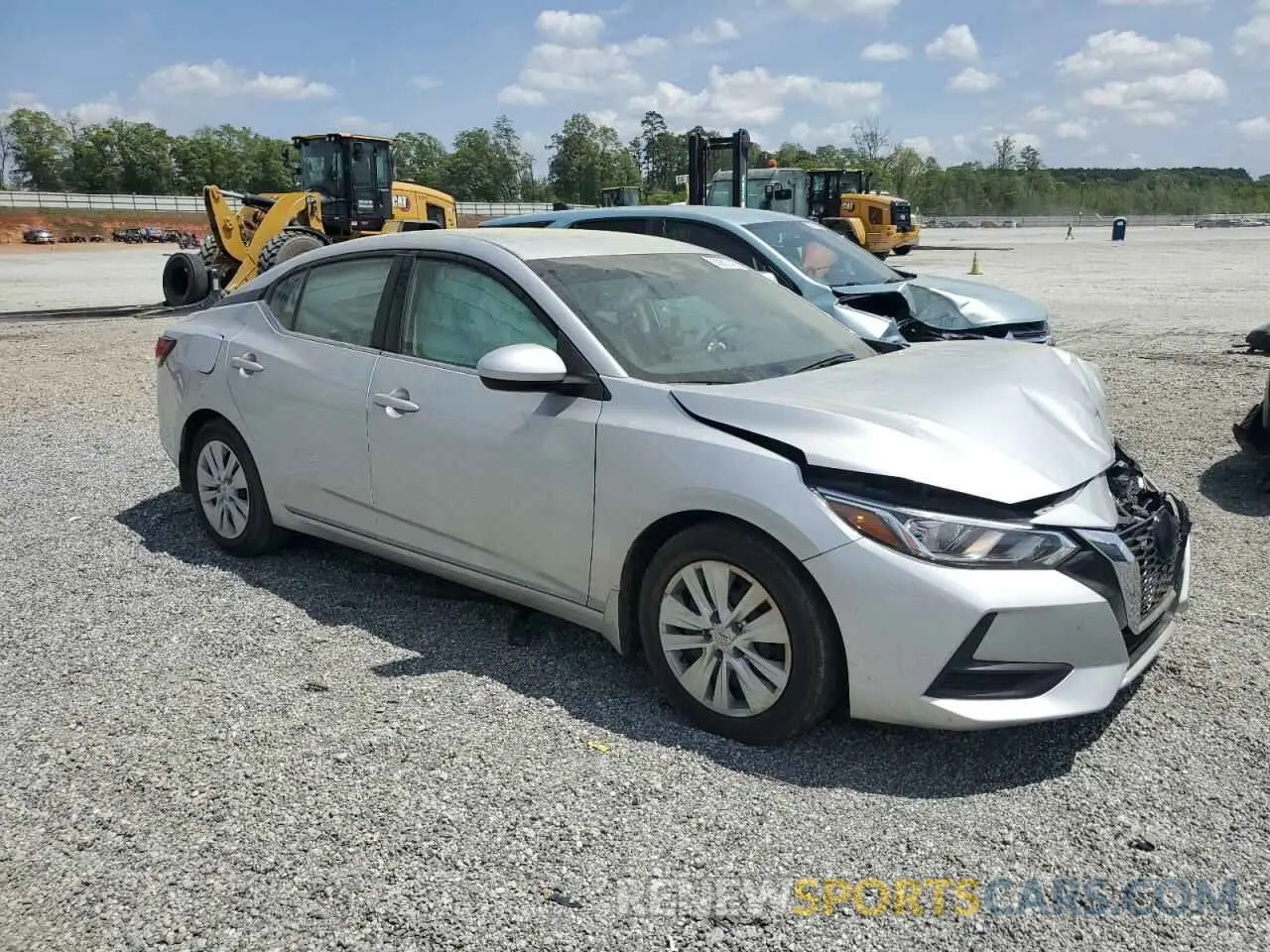 4 fotografías del automóvil dañado 3N1AB8BV1NY213450 NISSAN SENTRA 2022