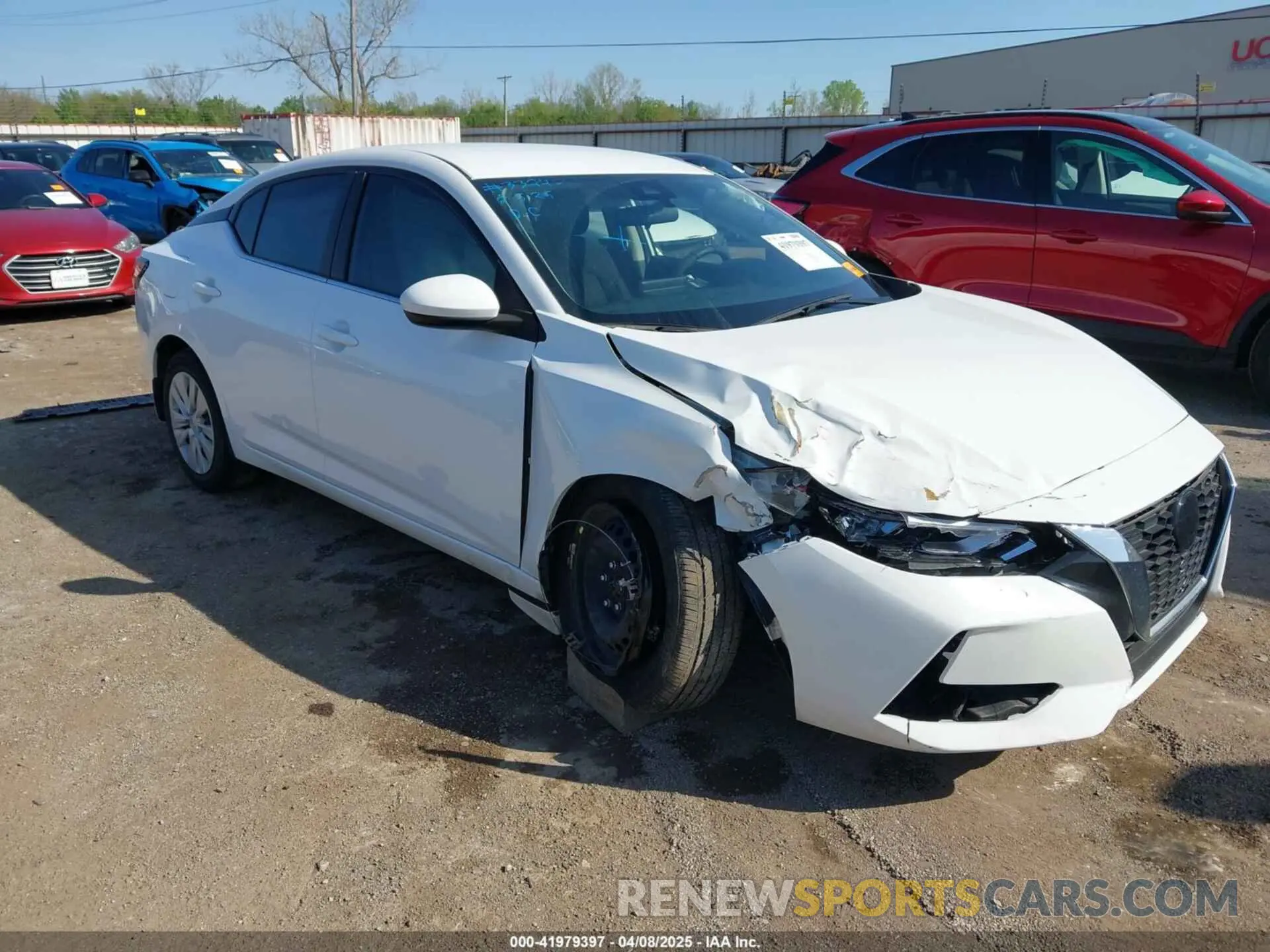 1 fotografías del automóvil dañado 3N1AB8BV1NY219507 NISSAN SENTRA 2022
