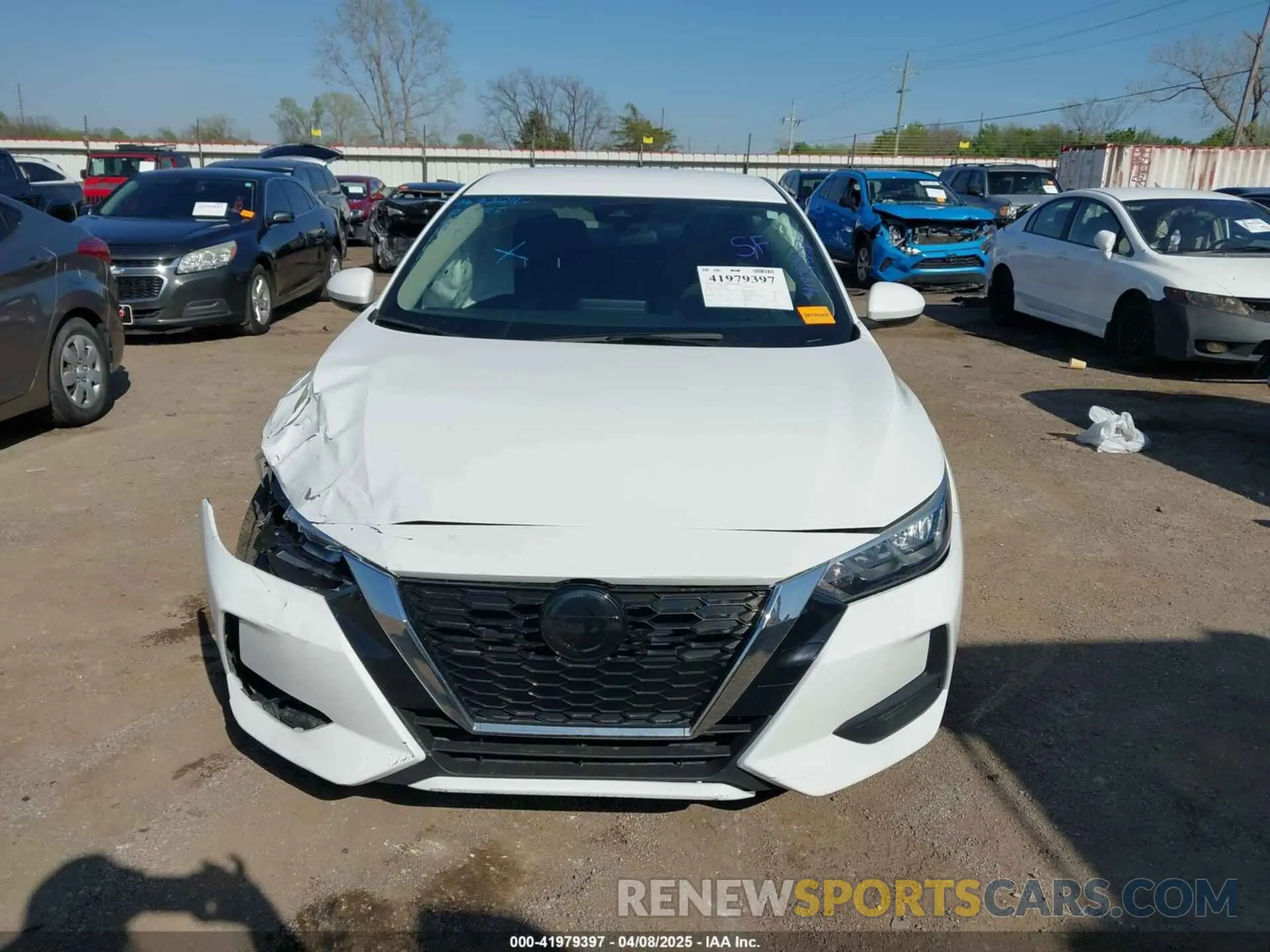 12 fotografías del automóvil dañado 3N1AB8BV1NY219507 NISSAN SENTRA 2022