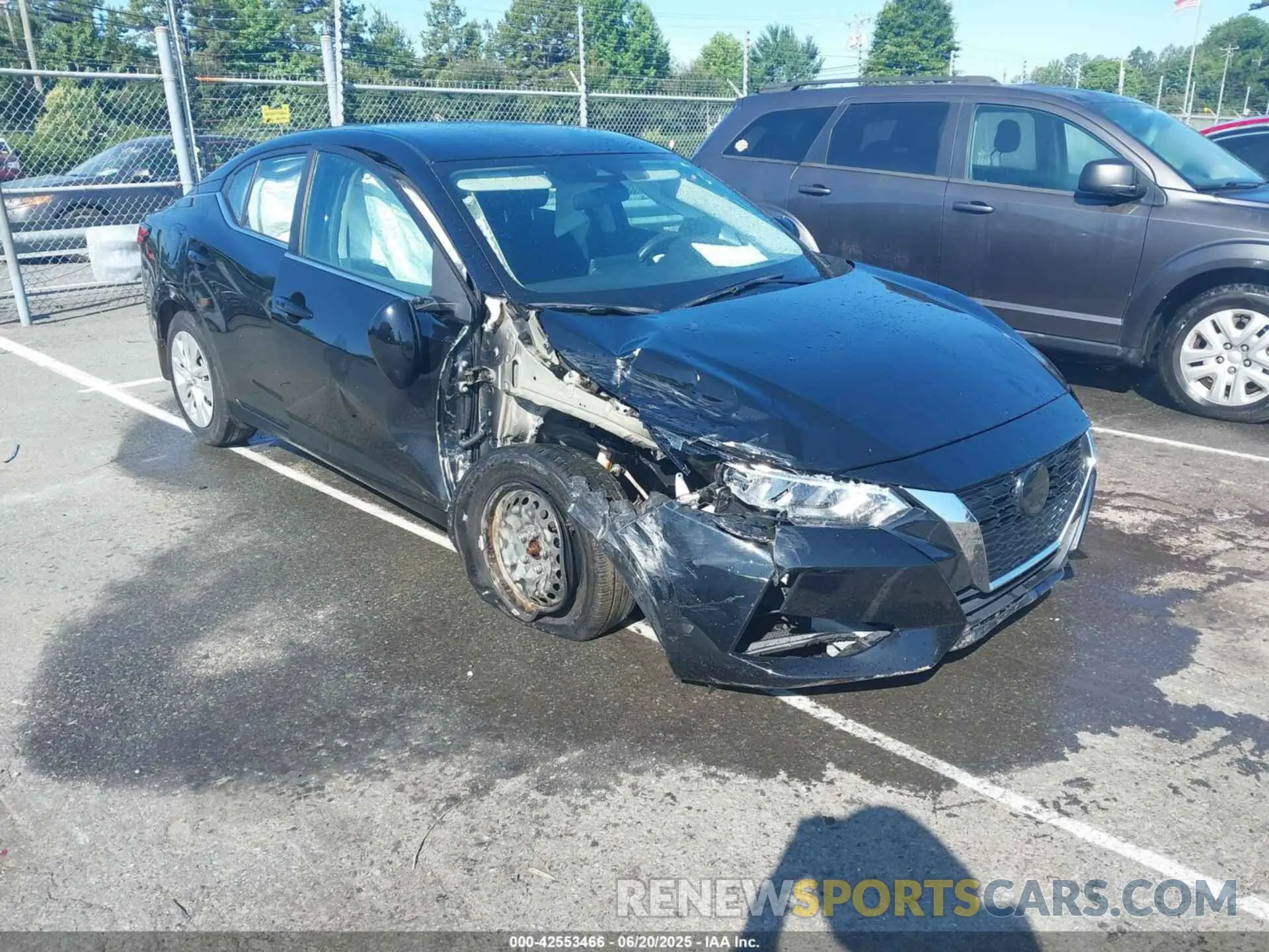 1 fotografías del automóvil dañado 3N1AB8BV1NY259120 NISSAN SENTRA 2022