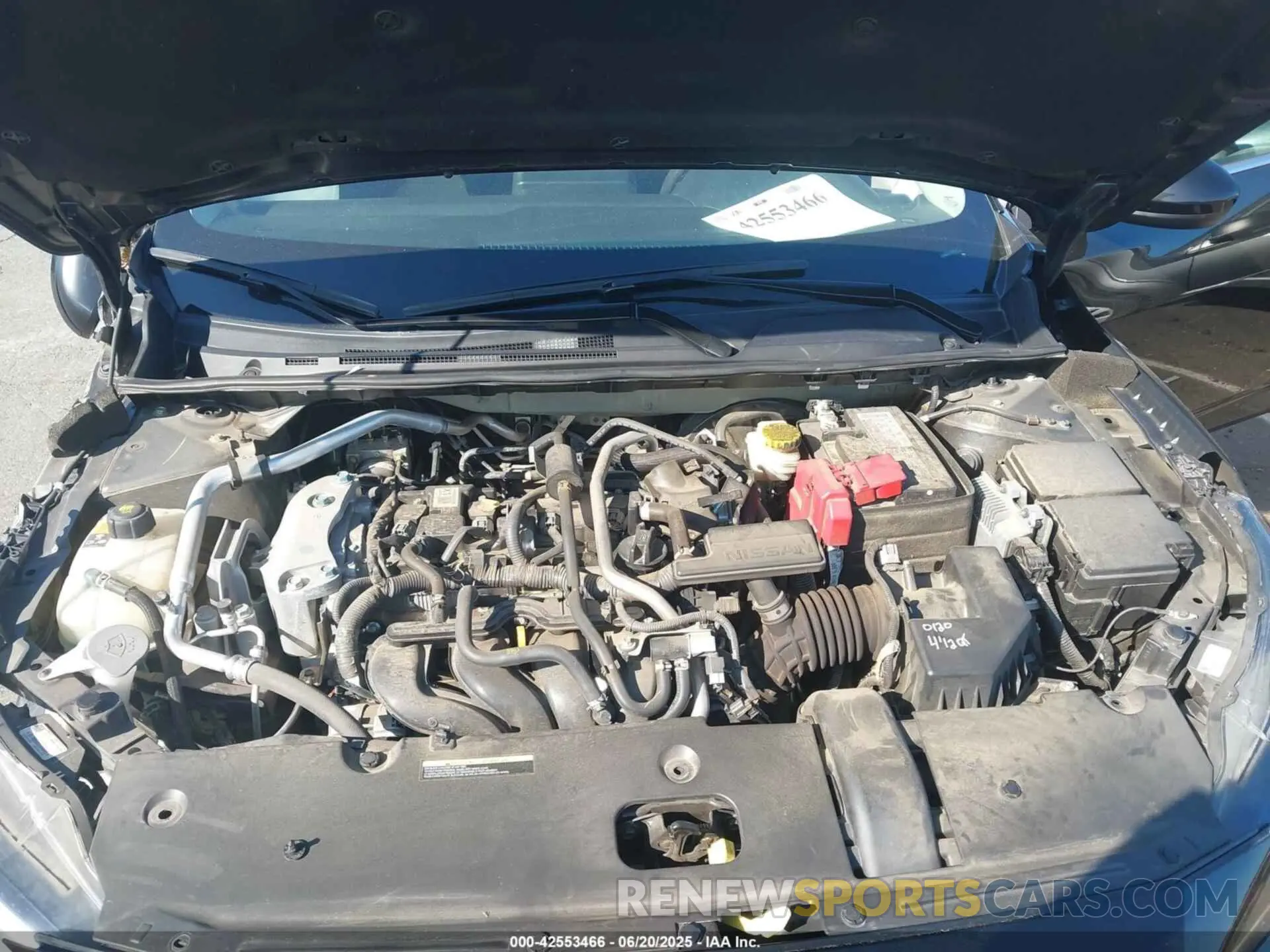 10 fotografías del automóvil dañado 3N1AB8BV1NY259120 NISSAN SENTRA 2022