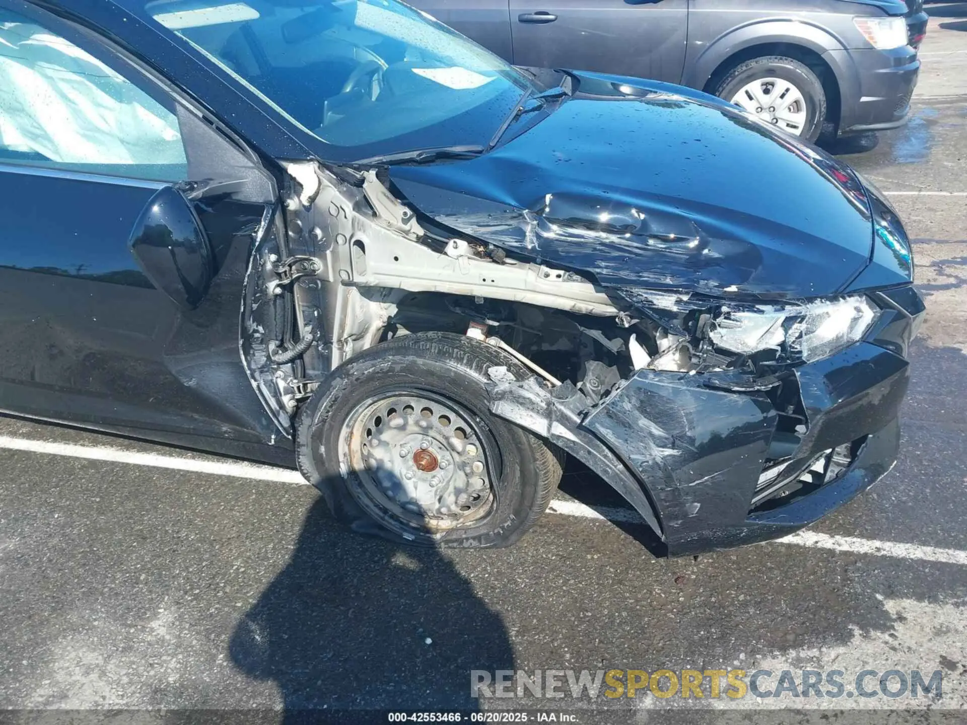 6 fotografías del automóvil dañado 3N1AB8BV1NY259120 NISSAN SENTRA 2022