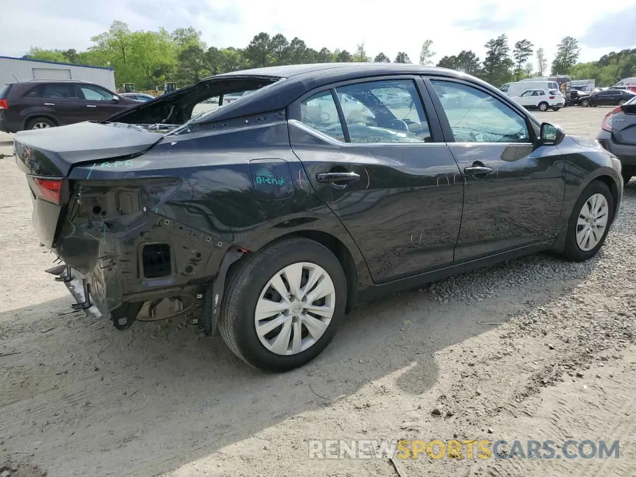 3 fotografías del automóvil dañado 3N1AB8BV2NY204871 NISSAN SENTRA 2022