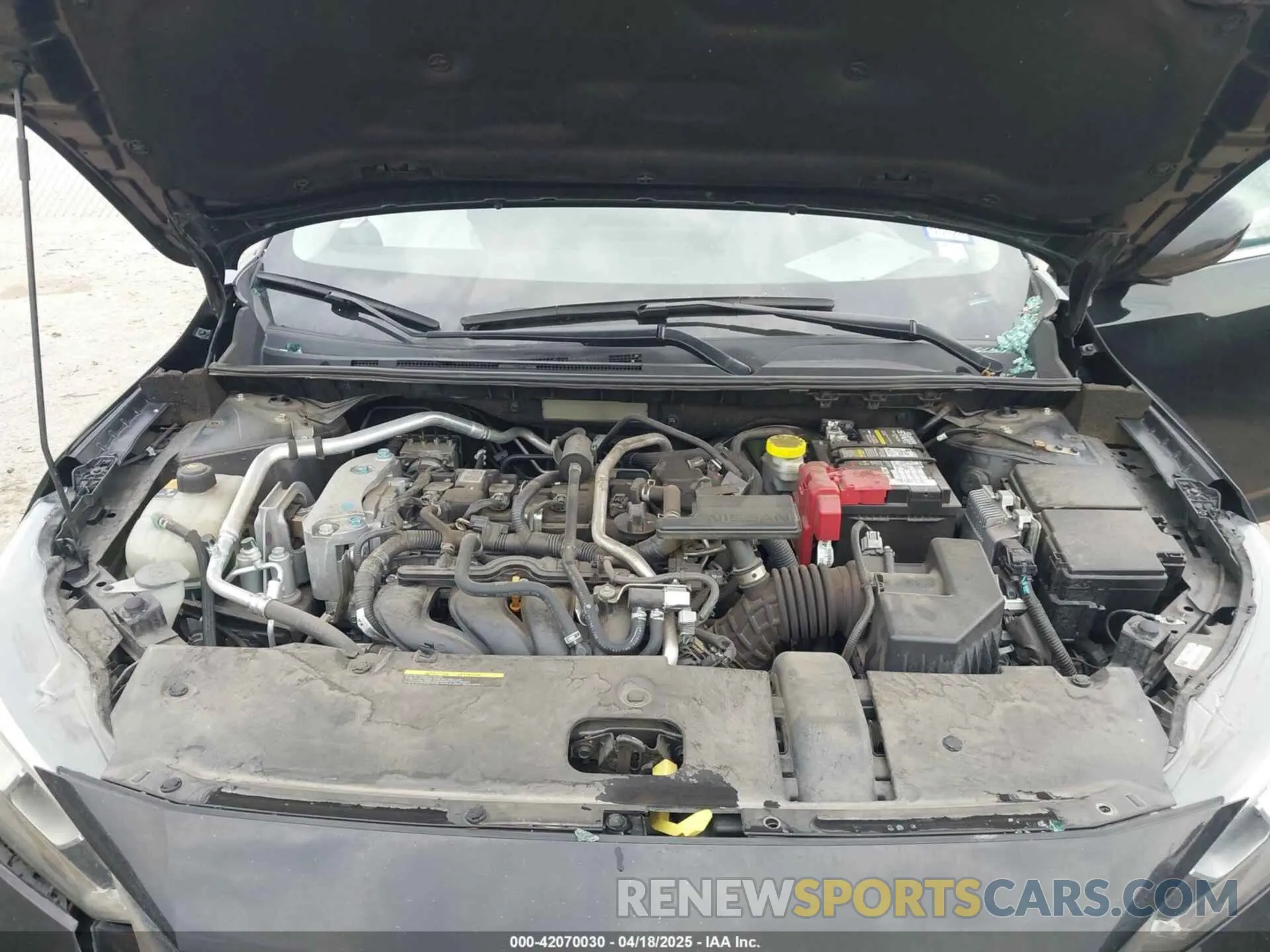 10 fotografías del automóvil dañado 3N1AB8BV2NY228510 NISSAN SENTRA 2022