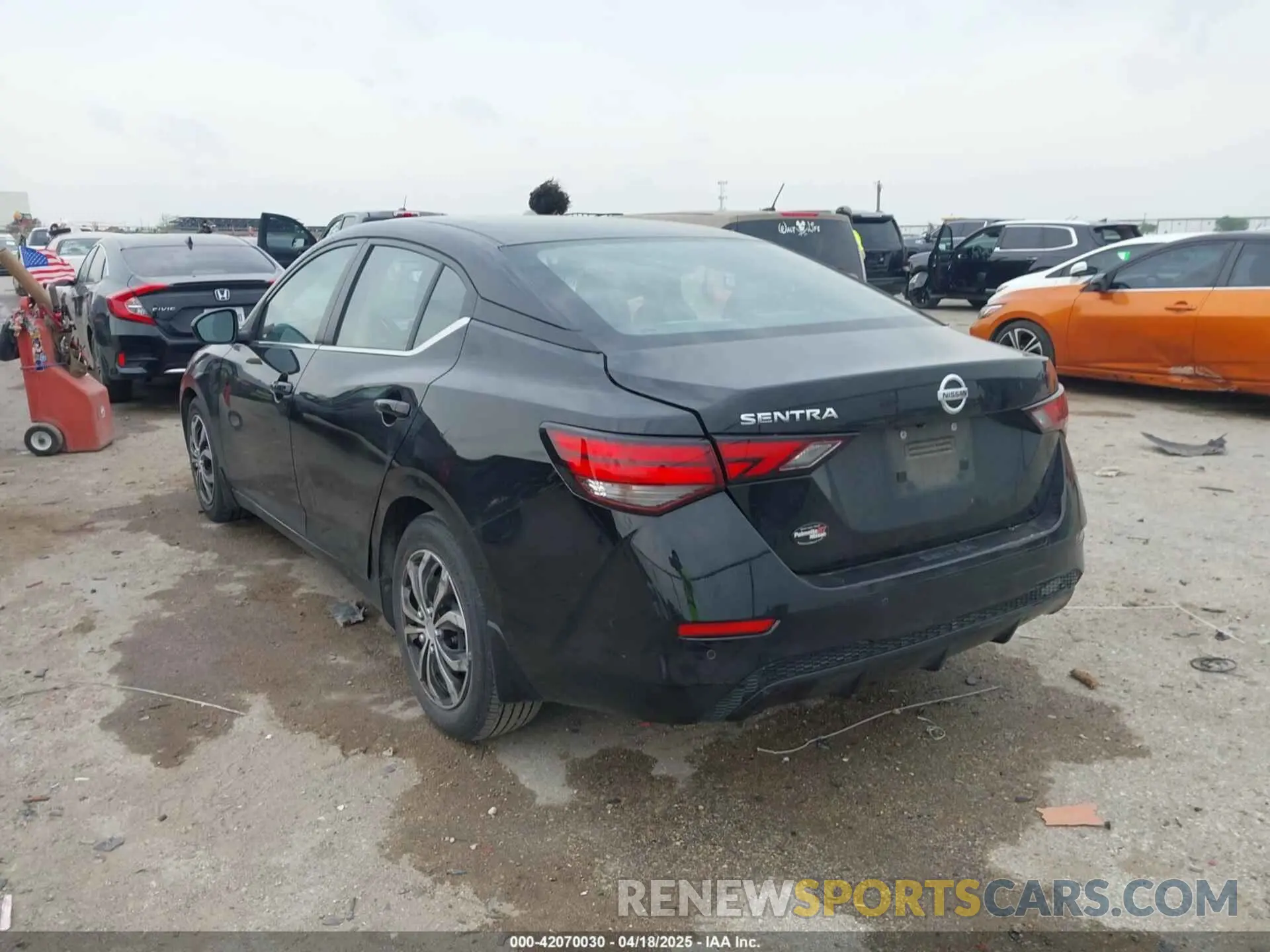 3 fotografías del automóvil dañado 3N1AB8BV2NY228510 NISSAN SENTRA 2022