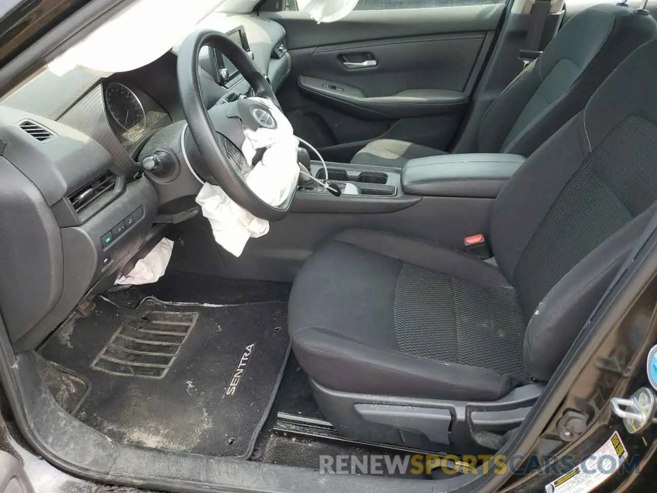7 fotografías del automóvil dañado 3N1AB8BV3NY266814 NISSAN SENTRA 2022