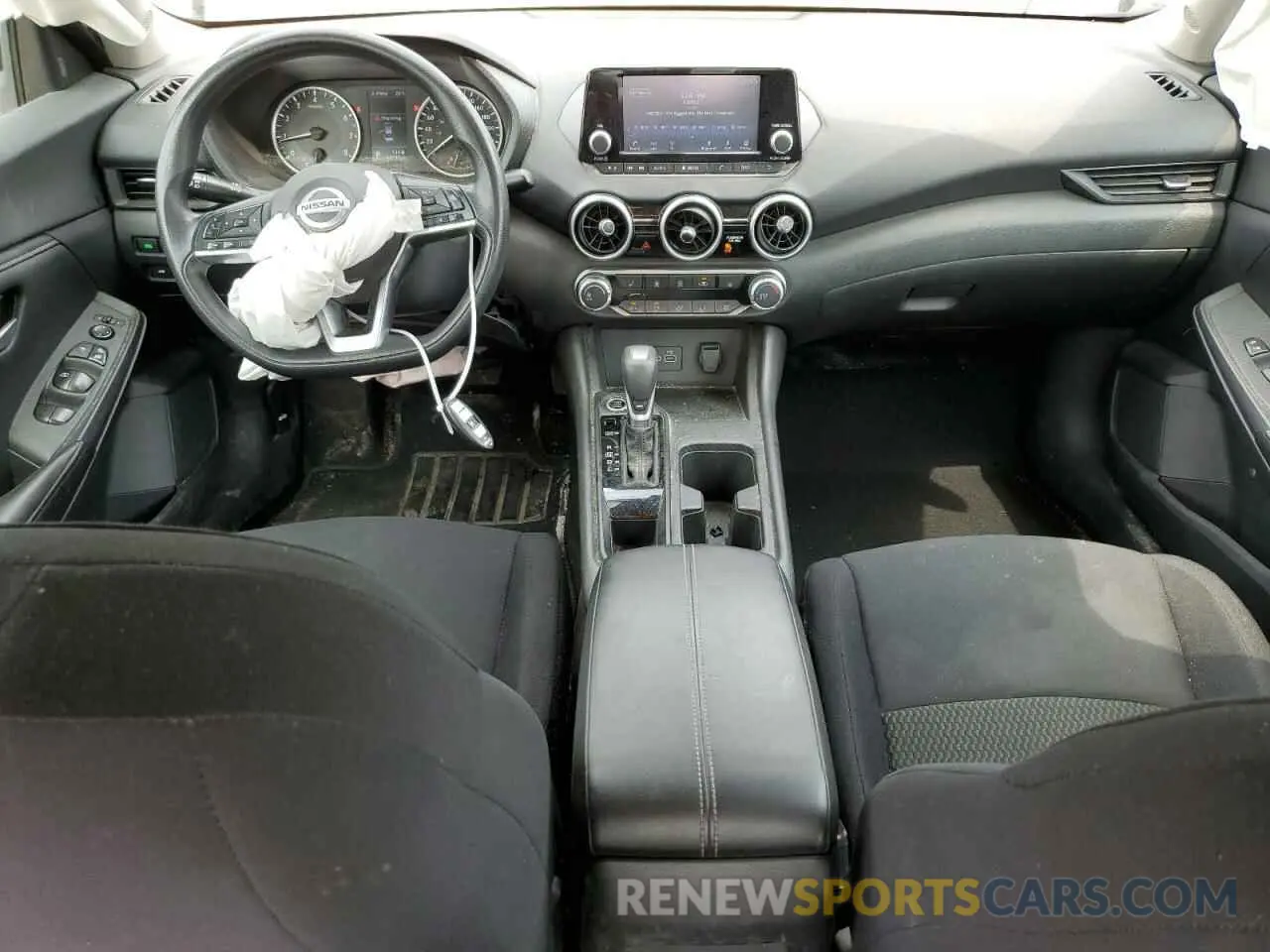 8 fotografías del automóvil dañado 3N1AB8BV3NY266814 NISSAN SENTRA 2022