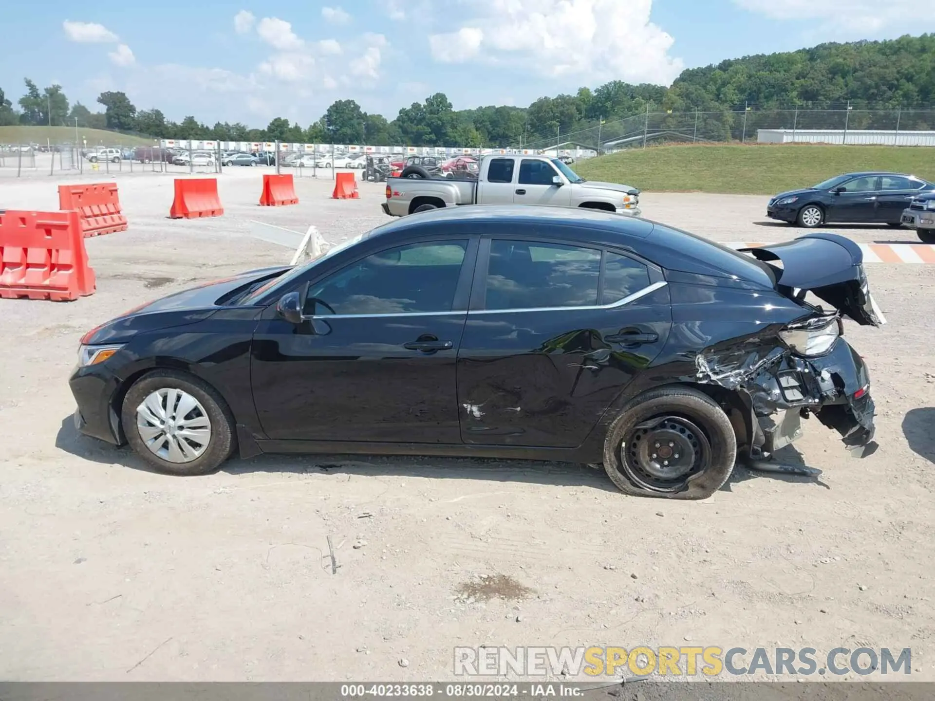 14 fotografías del automóvil dañado 3N1AB8BV3NY280535 NISSAN SENTRA 2022