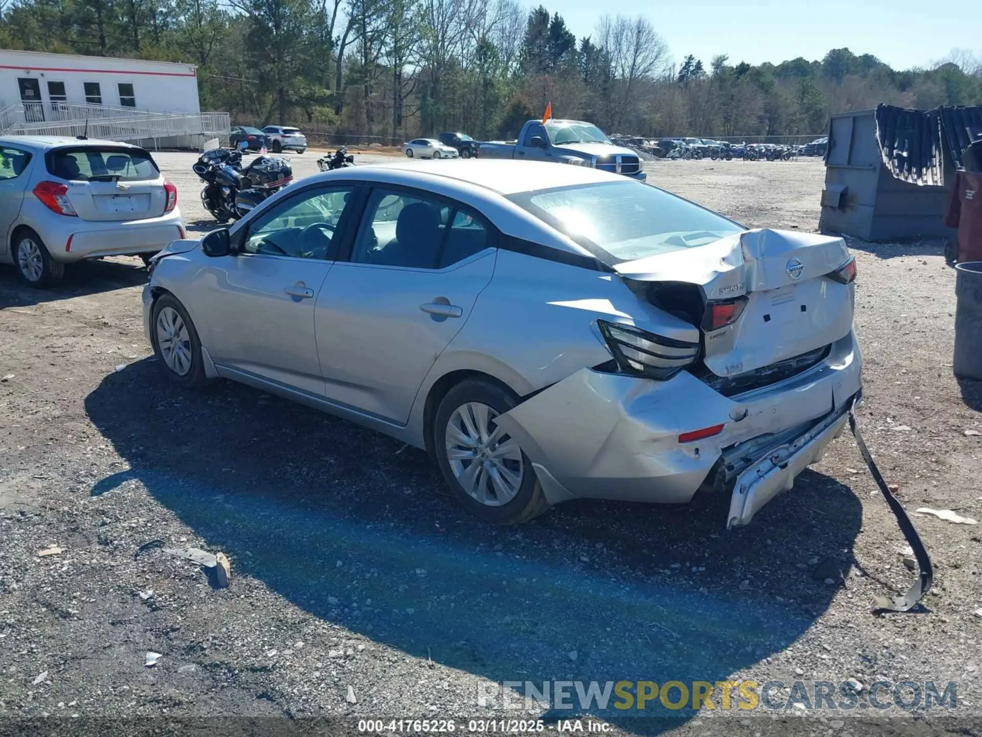 3 fotografías del automóvil dañado 3N1AB8BV3NY282348 NISSAN SENTRA 2022