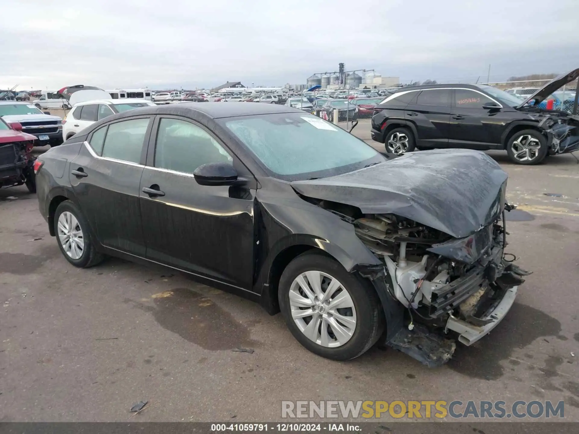 1 fotografías del automóvil dañado 3N1AB8BV4NY260228 NISSAN SENTRA 2022