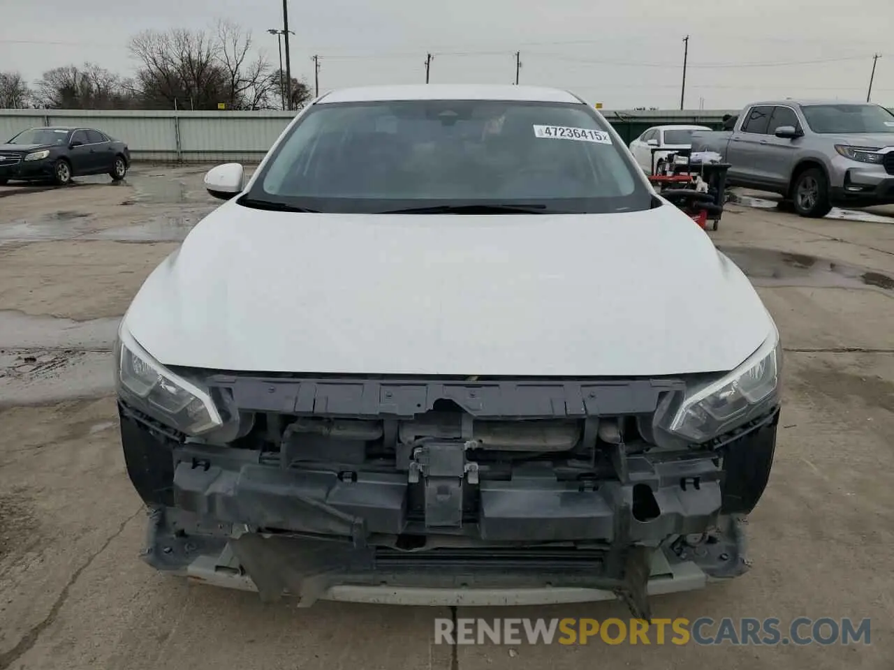 5 fotografías del automóvil dañado 3N1AB8BV5NY241154 NISSAN SENTRA 2022