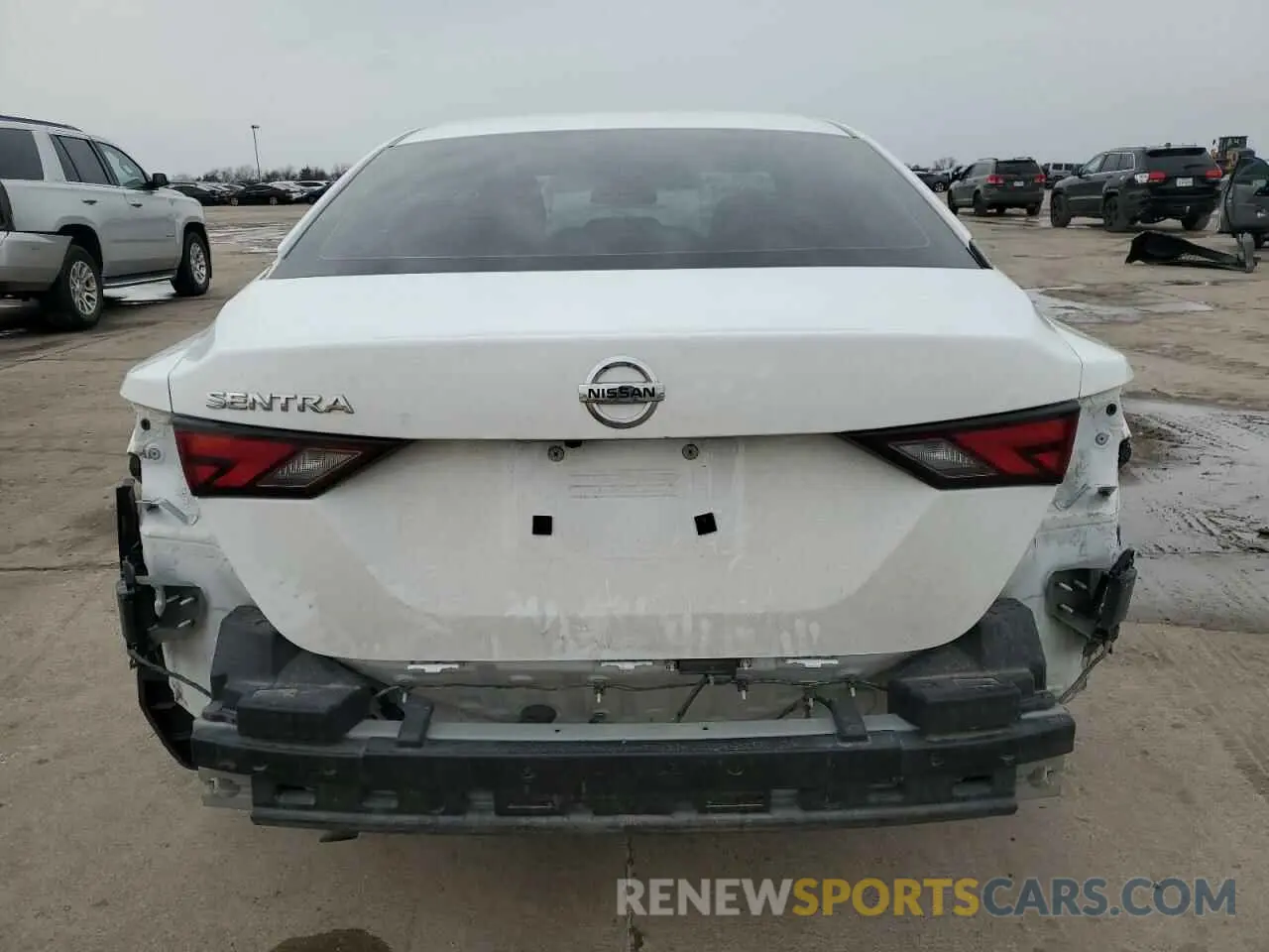 6 fotografías del automóvil dañado 3N1AB8BV5NY241154 NISSAN SENTRA 2022