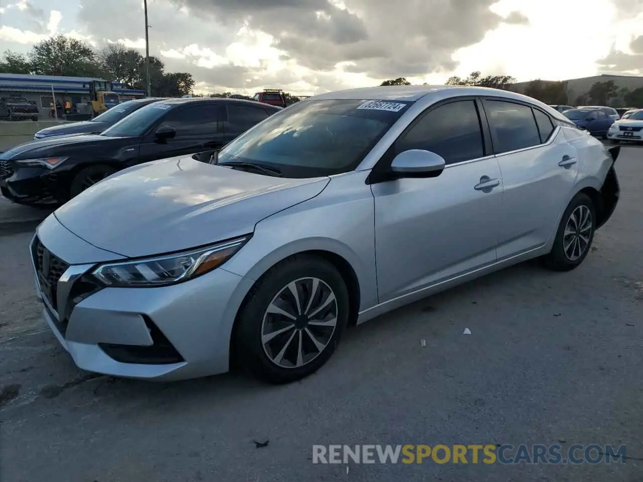 1 fotografías del automóvil dañado 3N1AB8BV5NY278222 NISSAN SENTRA 2022