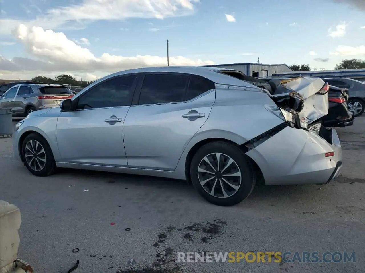 2 fotografías del automóvil dañado 3N1AB8BV5NY278222 NISSAN SENTRA 2022