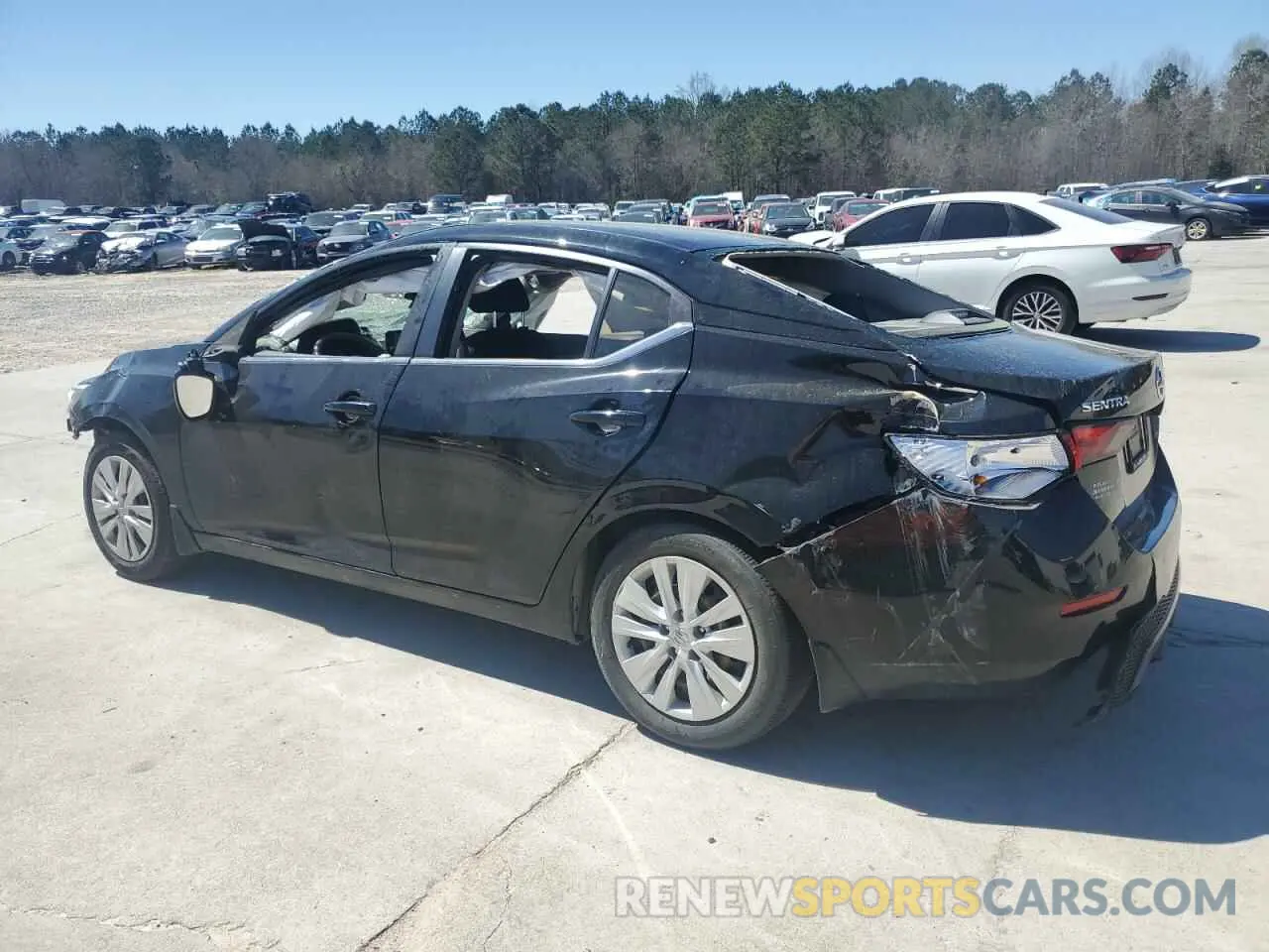 2 fotografías del automóvil dañado 3N1AB8BV7NY210262 NISSAN SENTRA 2022