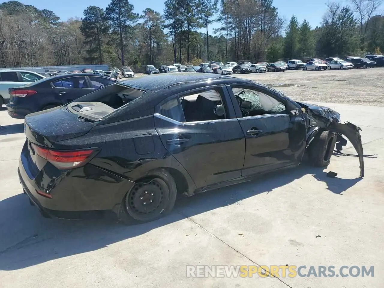 3 fotografías del automóvil dañado 3N1AB8BV7NY210262 NISSAN SENTRA 2022