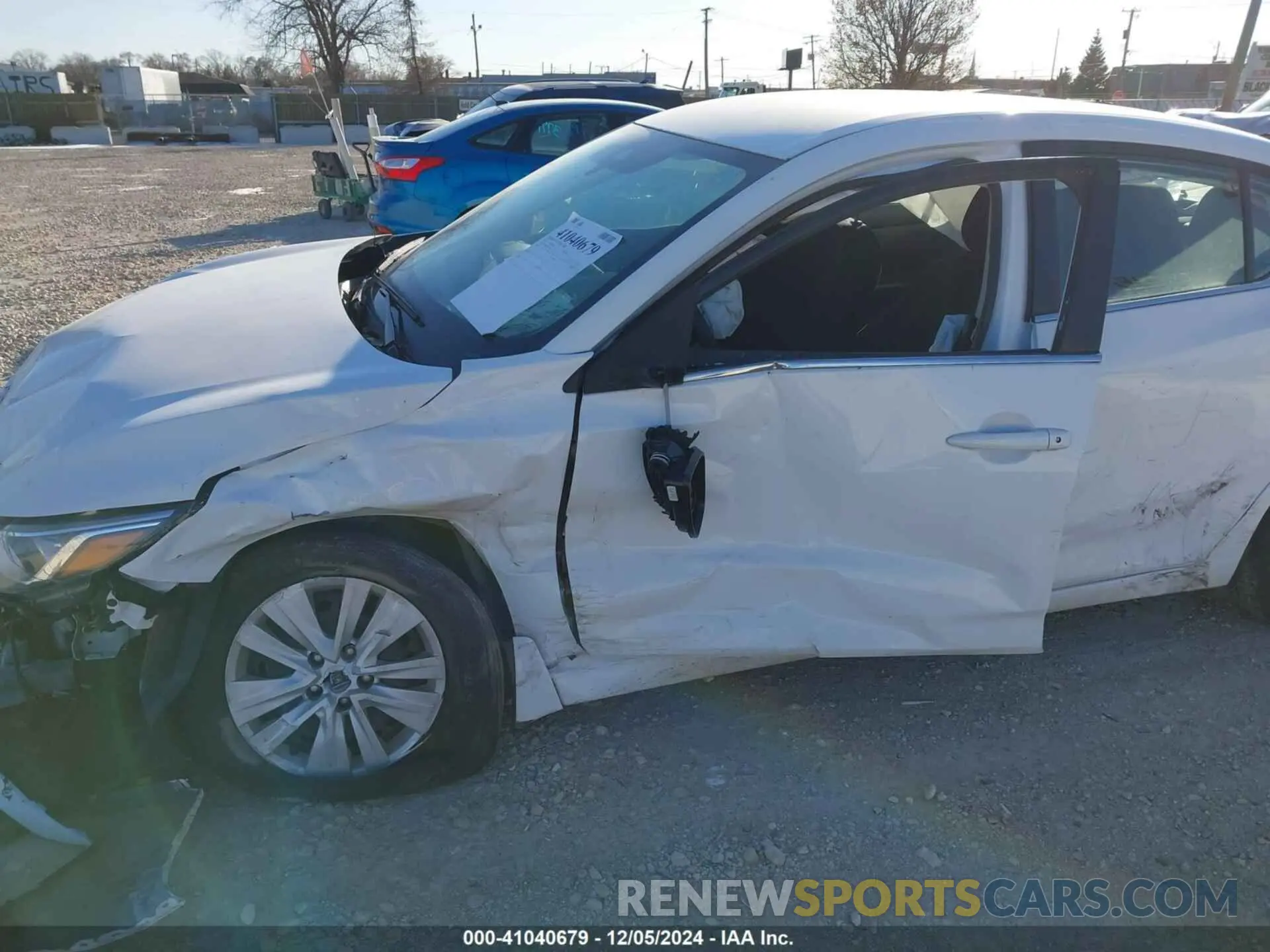 12 fotografías del automóvil dañado 3N1AB8BV7NY220533 NISSAN SENTRA 2022