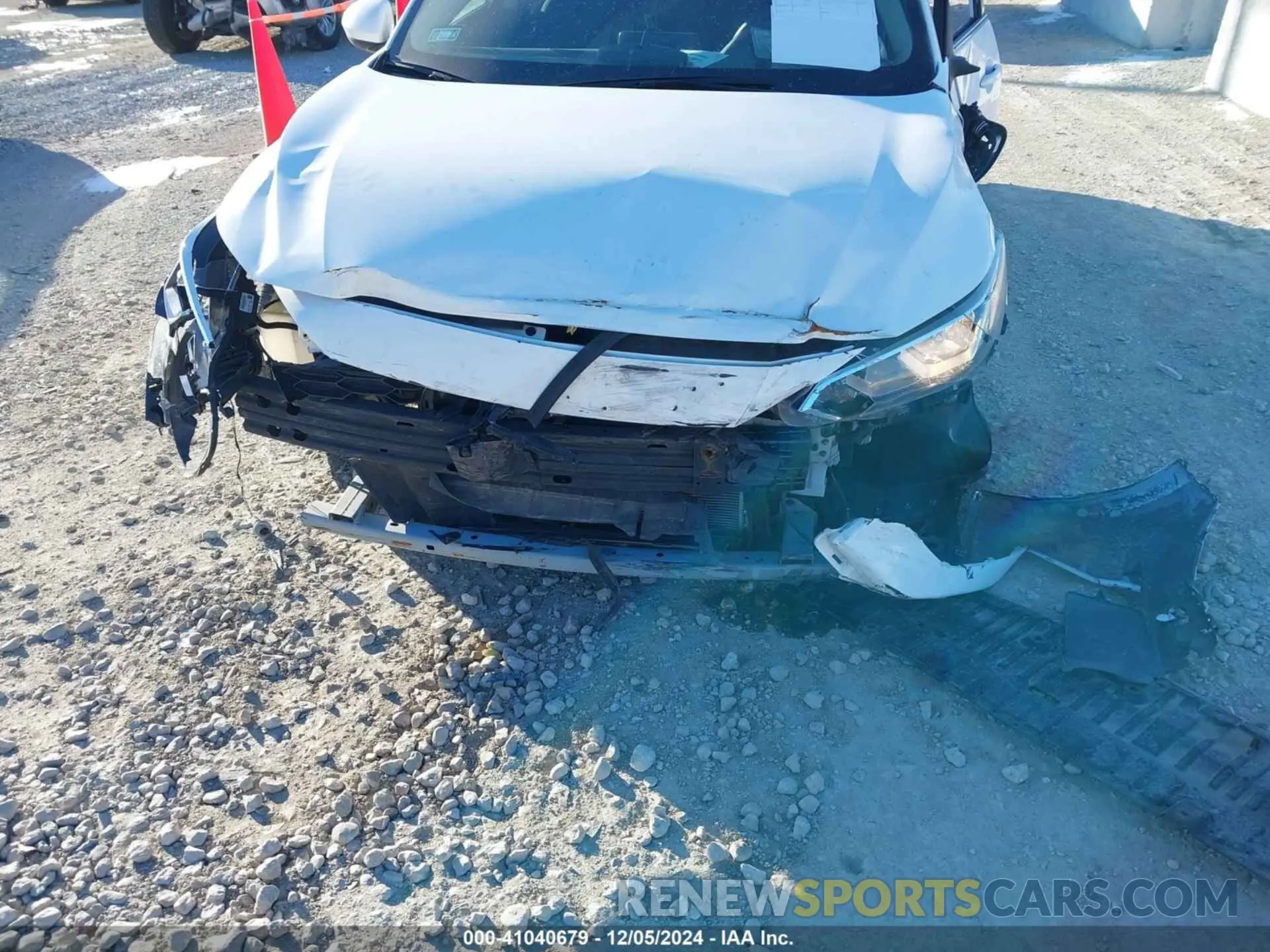 6 fotografías del automóvil dañado 3N1AB8BV7NY220533 NISSAN SENTRA 2022