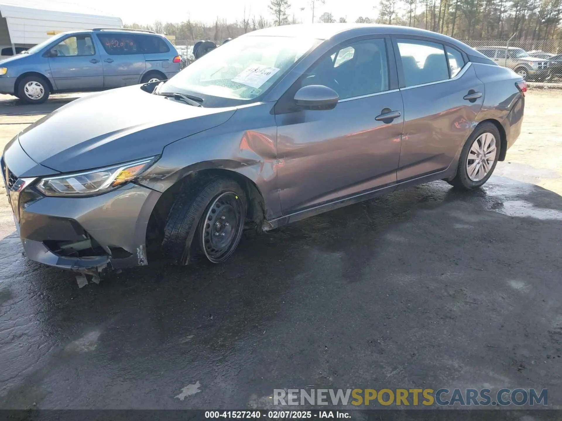 6 fotografías del automóvil dañado 3N1AB8BV7NY231435 NISSAN SENTRA 2022