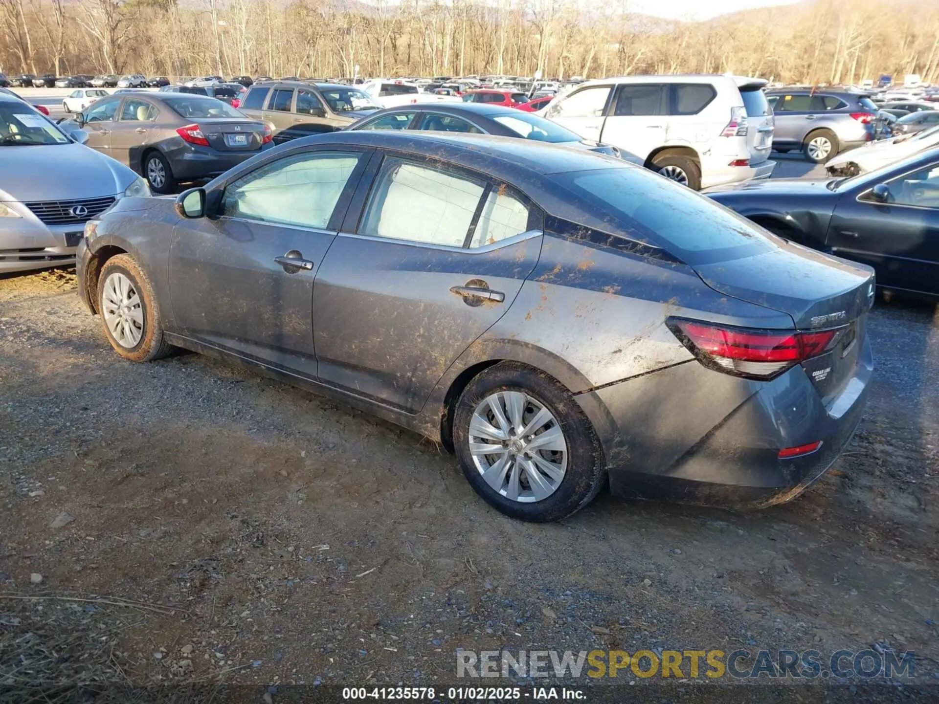 3 fotografías del automóvil dañado 3N1AB8BV7NY263401 NISSAN SENTRA 2022