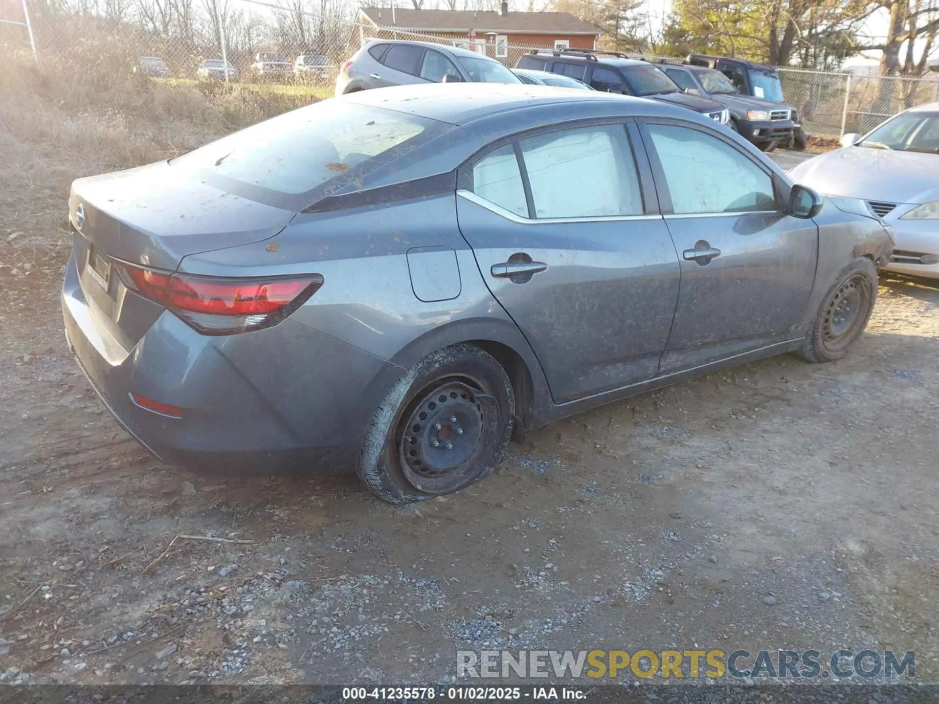 4 fotografías del automóvil dañado 3N1AB8BV7NY263401 NISSAN SENTRA 2022