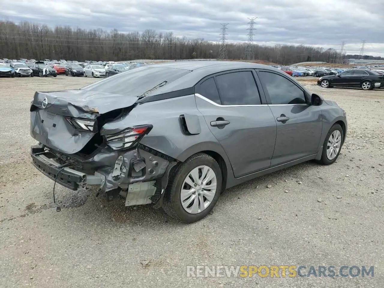 3 fotografías del automóvil dañado 3N1AB8BV7NY281834 NISSAN SENTRA 2022