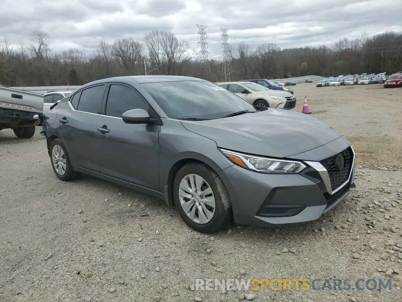 4 fotografías del automóvil dañado 3N1AB8BV7NY281834 NISSAN SENTRA 2022