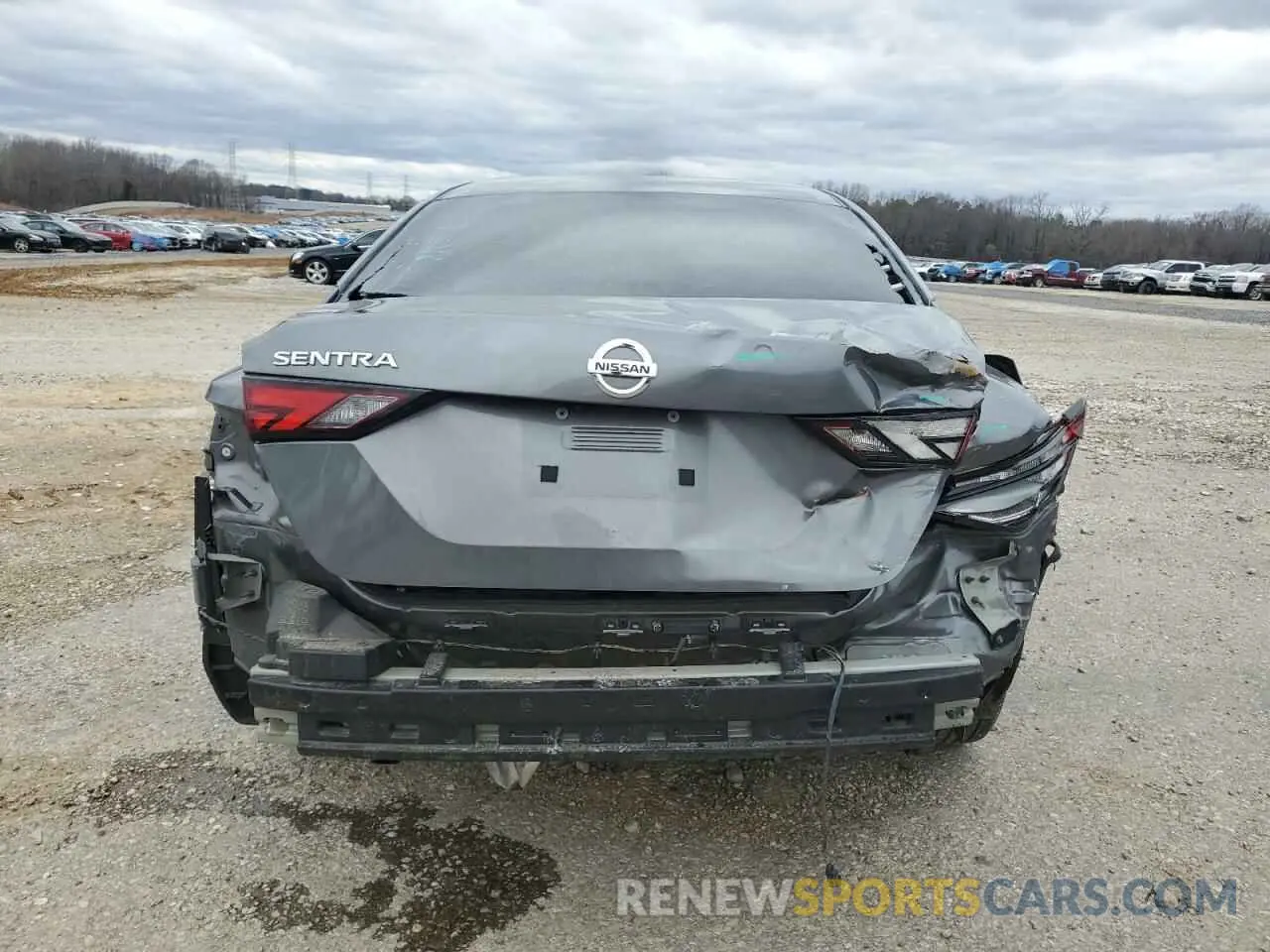 6 fotografías del automóvil dañado 3N1AB8BV7NY281834 NISSAN SENTRA 2022
