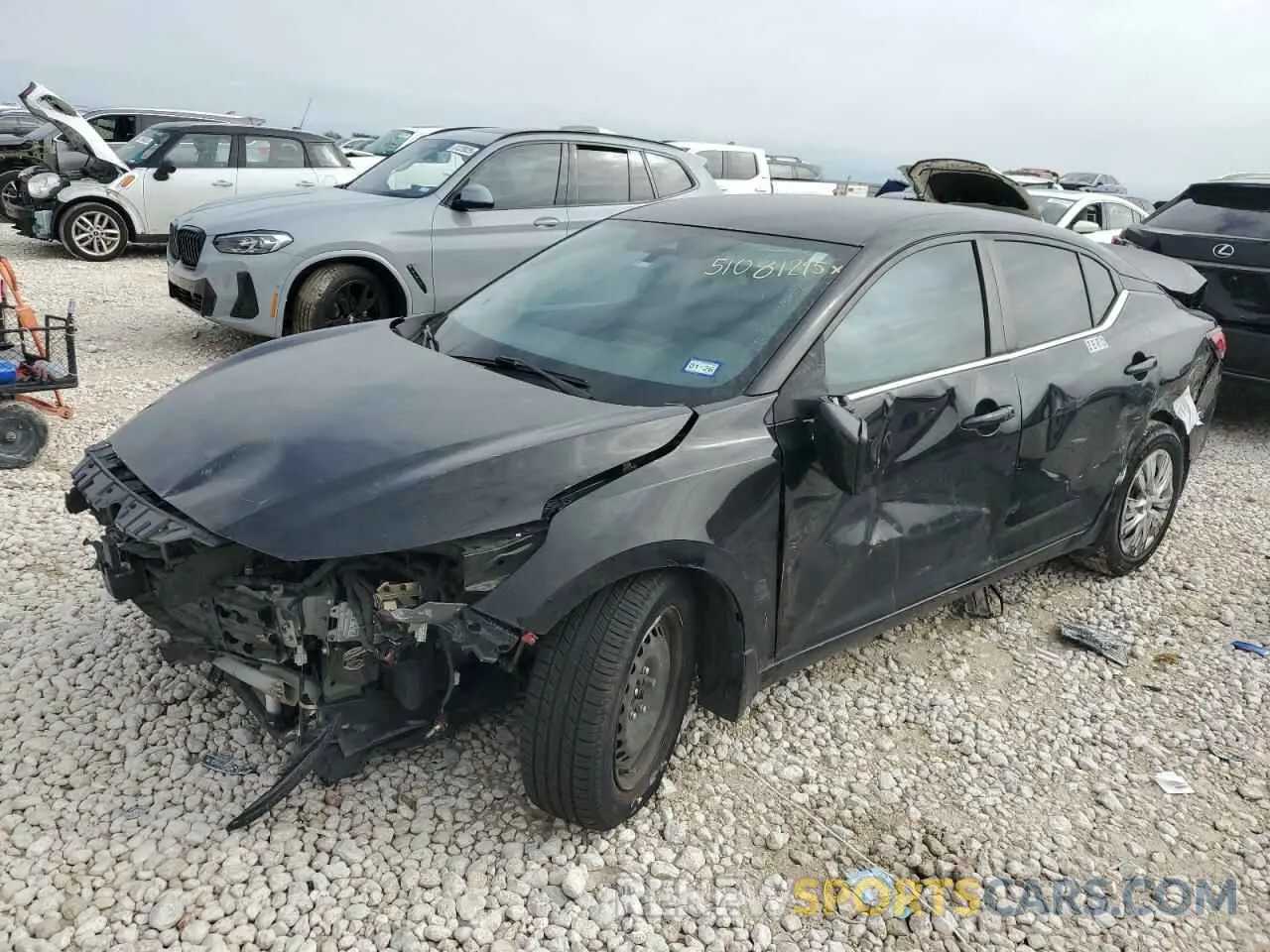 1 fotografías del automóvil dañado 3N1AB8BV8NY237258 NISSAN SENTRA 2022