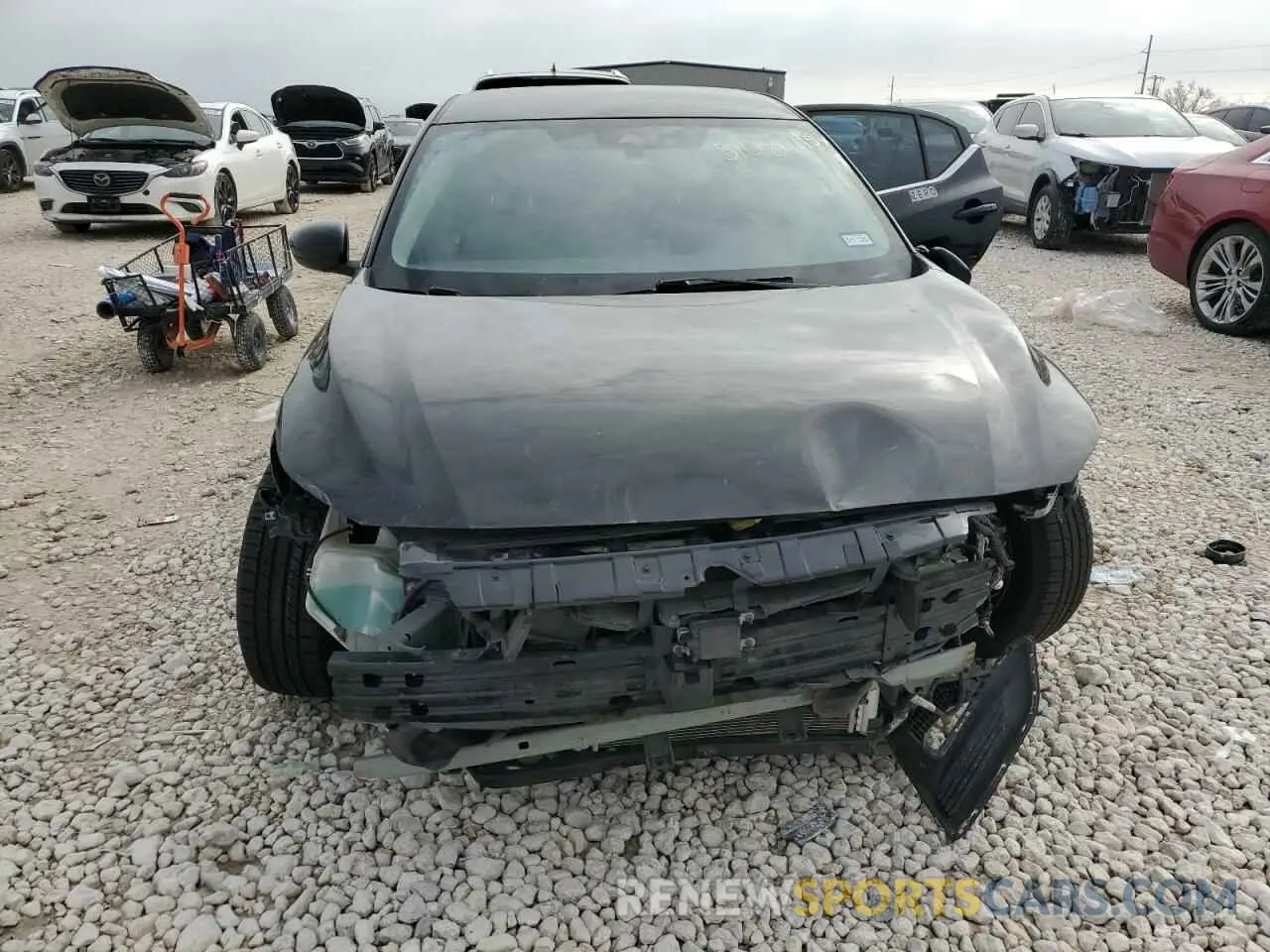 5 fotografías del automóvil dañado 3N1AB8BV8NY237258 NISSAN SENTRA 2022