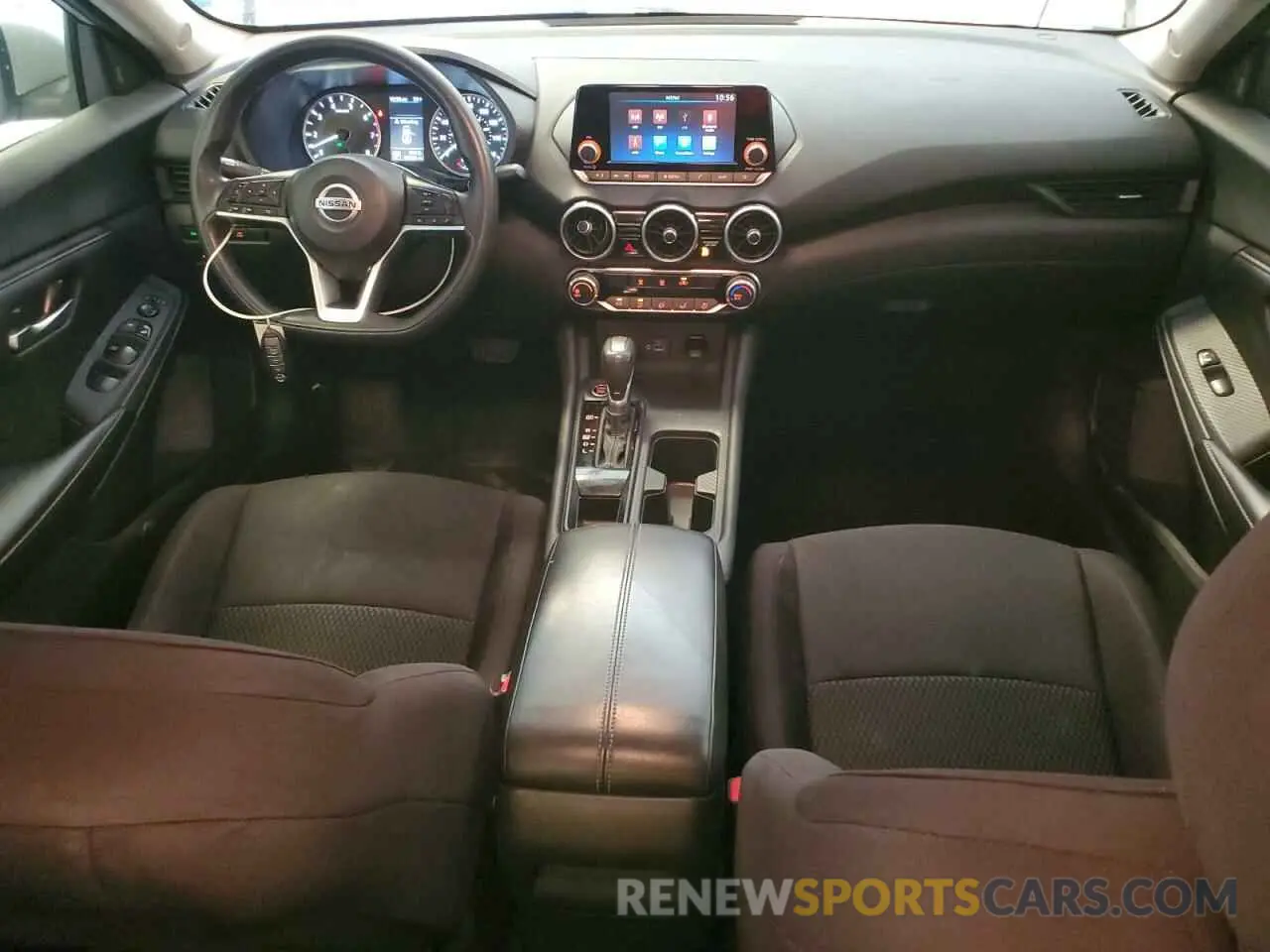8 fotografías del automóvil dañado 3N1AB8BV8NY264931 NISSAN SENTRA 2022
