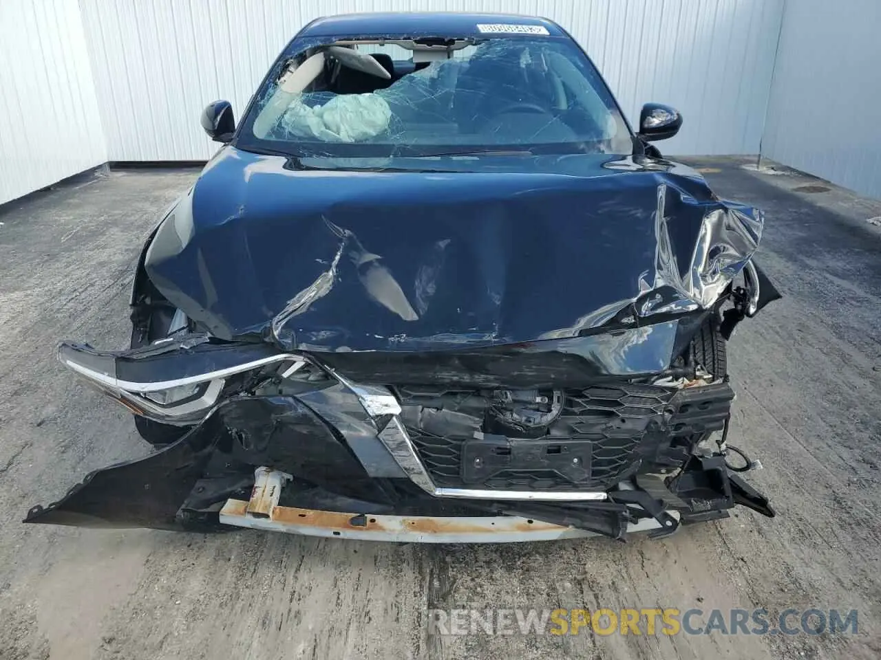 5 fotografías del automóvil dañado 3N1AB8BV8NY277369 NISSAN SENTRA 2022