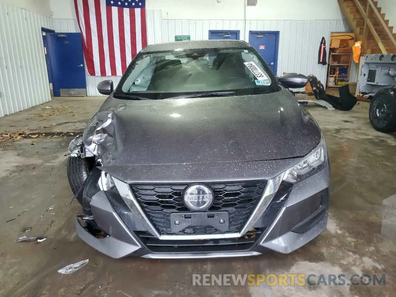 5 fotografías del automóvil dañado 3N1AB8BV9NY280409 NISSAN SENTRA 2022